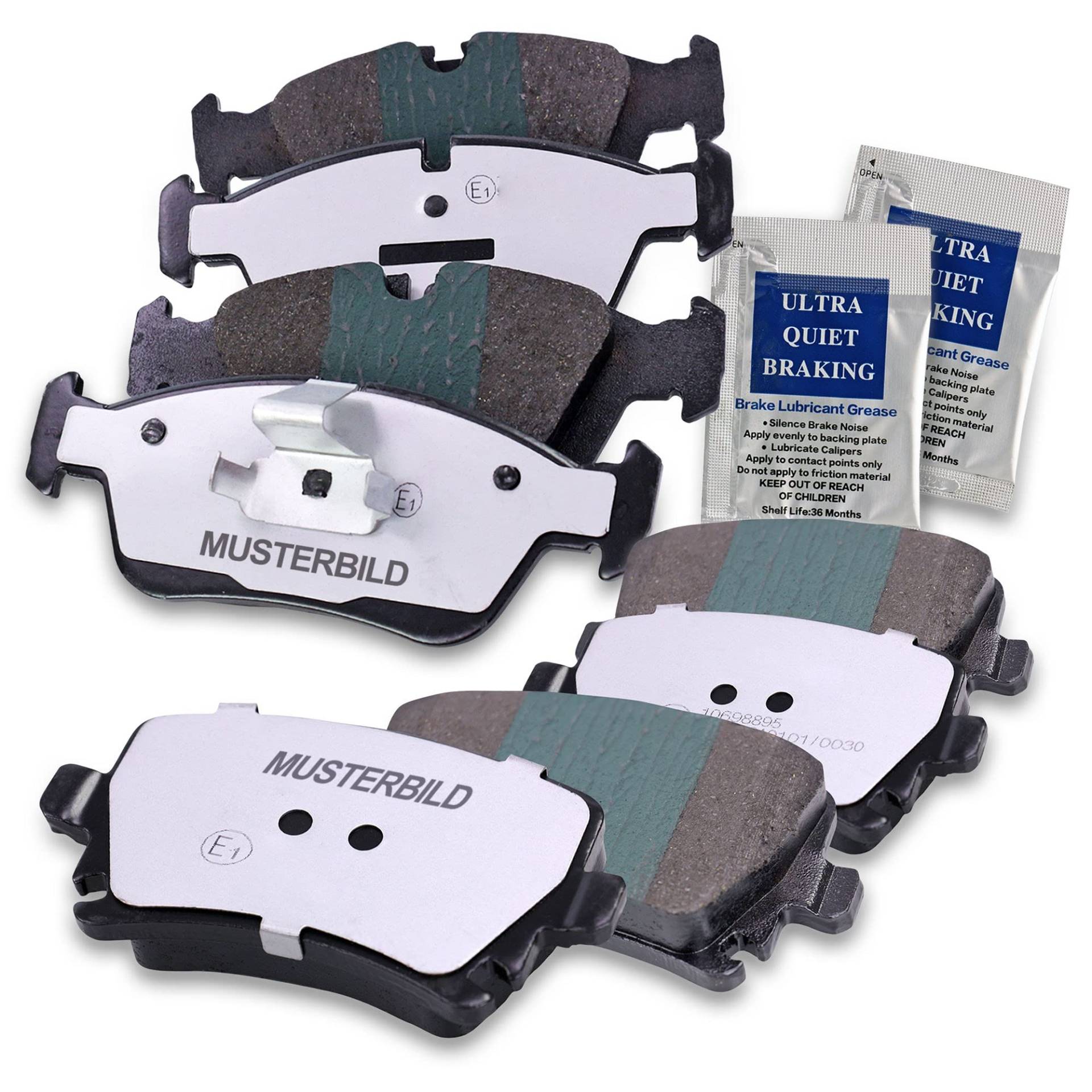 Satz Bremsbeläge Bremsklötze vorne + hinten 17 ZOLL Vorder- und Hinterachse Satz Bremsbeläge Bremsklötze vorne + hinten 17 ZOLL Vorder- und Hinterachse von ENVA MADE FOR QUALITY