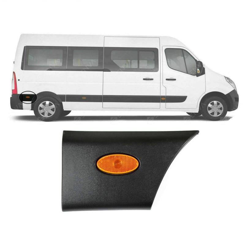 Seitenverkleidung Zierleiste & Signalleuchte hinten rechts für Master MK3 768F30007R von ENVA