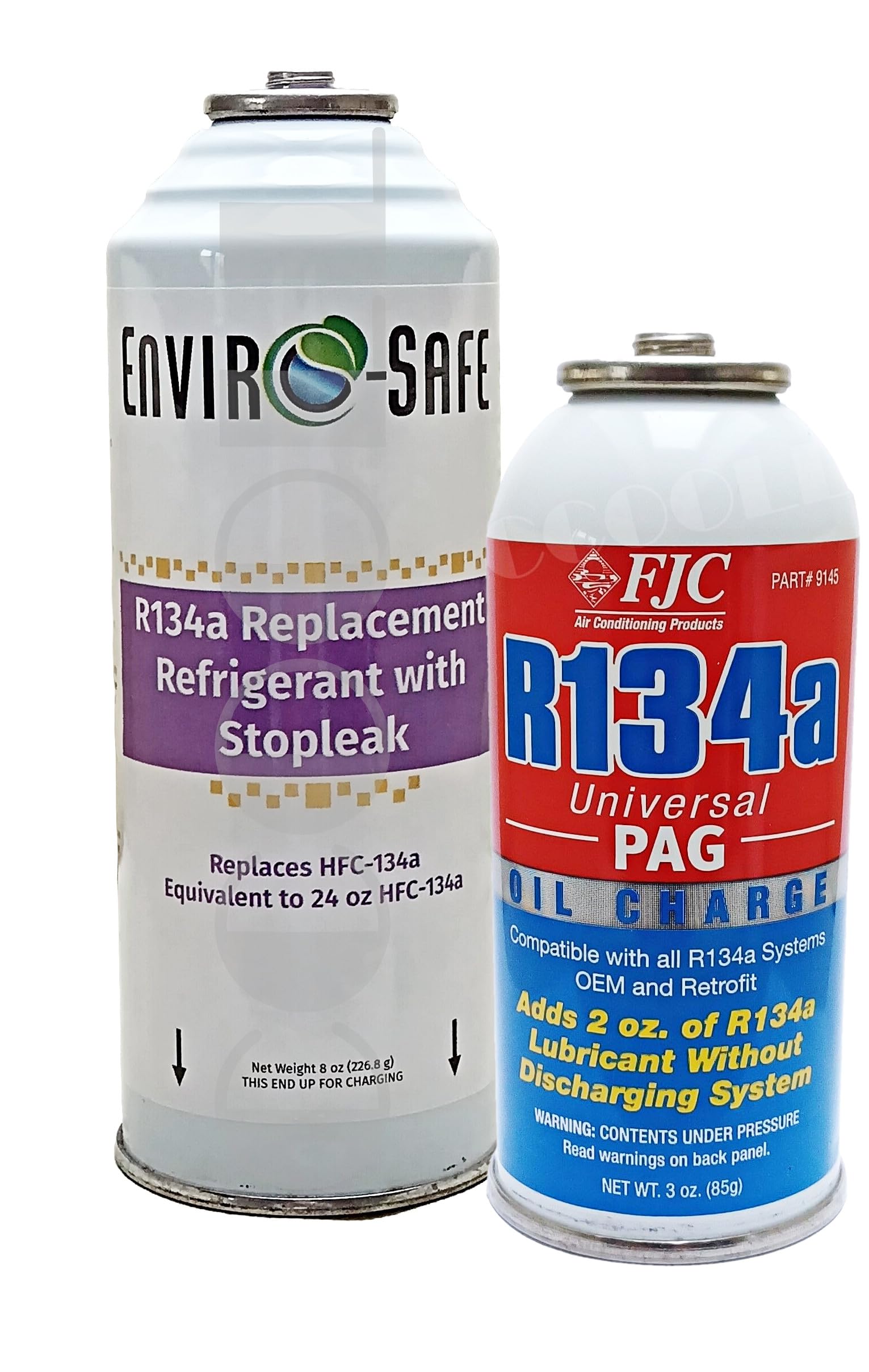 ENVIRO-SAFE R134a Ersatz-Kältemittel mit Klimadichtmittel Leck Stop Set - made in USA! (R134a w/Leak Stop + PAG Oil) ENVIRO-SAFE R134a Ersatz-Kältemittel mit Klimadichtmittel Leck Stop Set - made in USA! (R134a w/Leak Stop + PAG Oil) von ENVIRO-SAFE