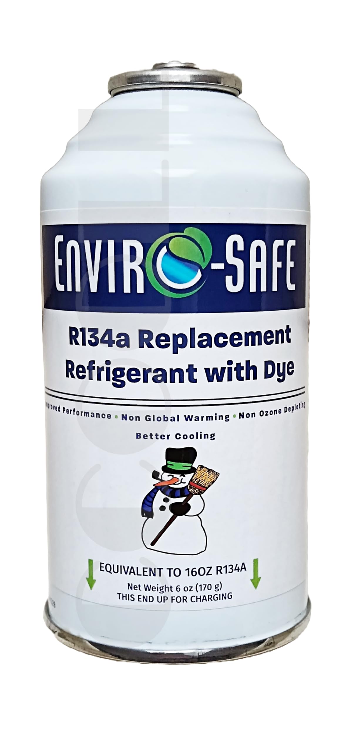 Kältemittel R134a Kühlmittel Klimamittel Ersatz Gas für R134a Auto A/C Klimaanlage Refill Dose Replacement Refrigerant with Dye - 6 oz Kältemittel R134a Kühlmittel Klimamittel Ersatz Gas für R134a Auto A/C Klimaanlage Refill Dose Replacement Refrigerant with Dye - 6 oz von ENVIRO-SAFE