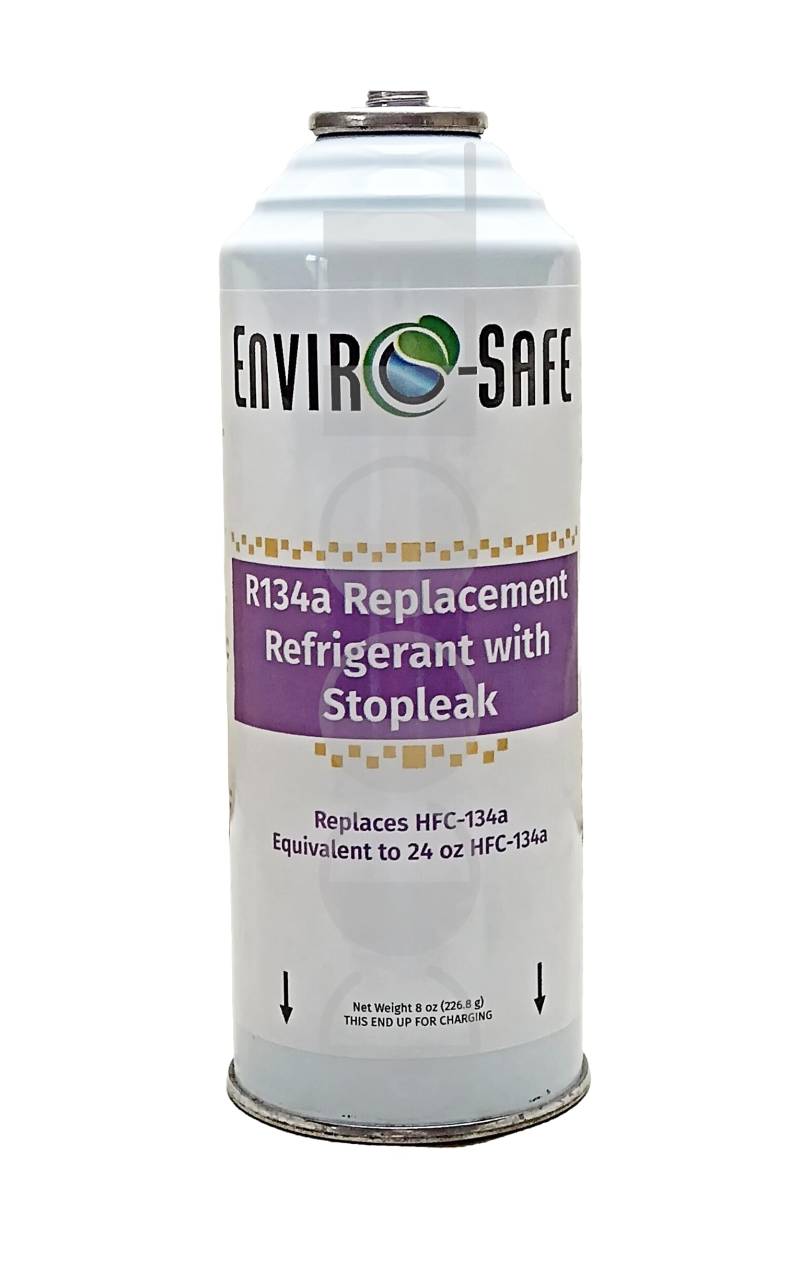 Enviro-Safe R134a Kältemittel-Ersatz: All-in-One mit Dichtmittel & Leckstopp (Made in USA) - entspricht ca. 600 g R134a - 8oz von ENVIRO-SAFE