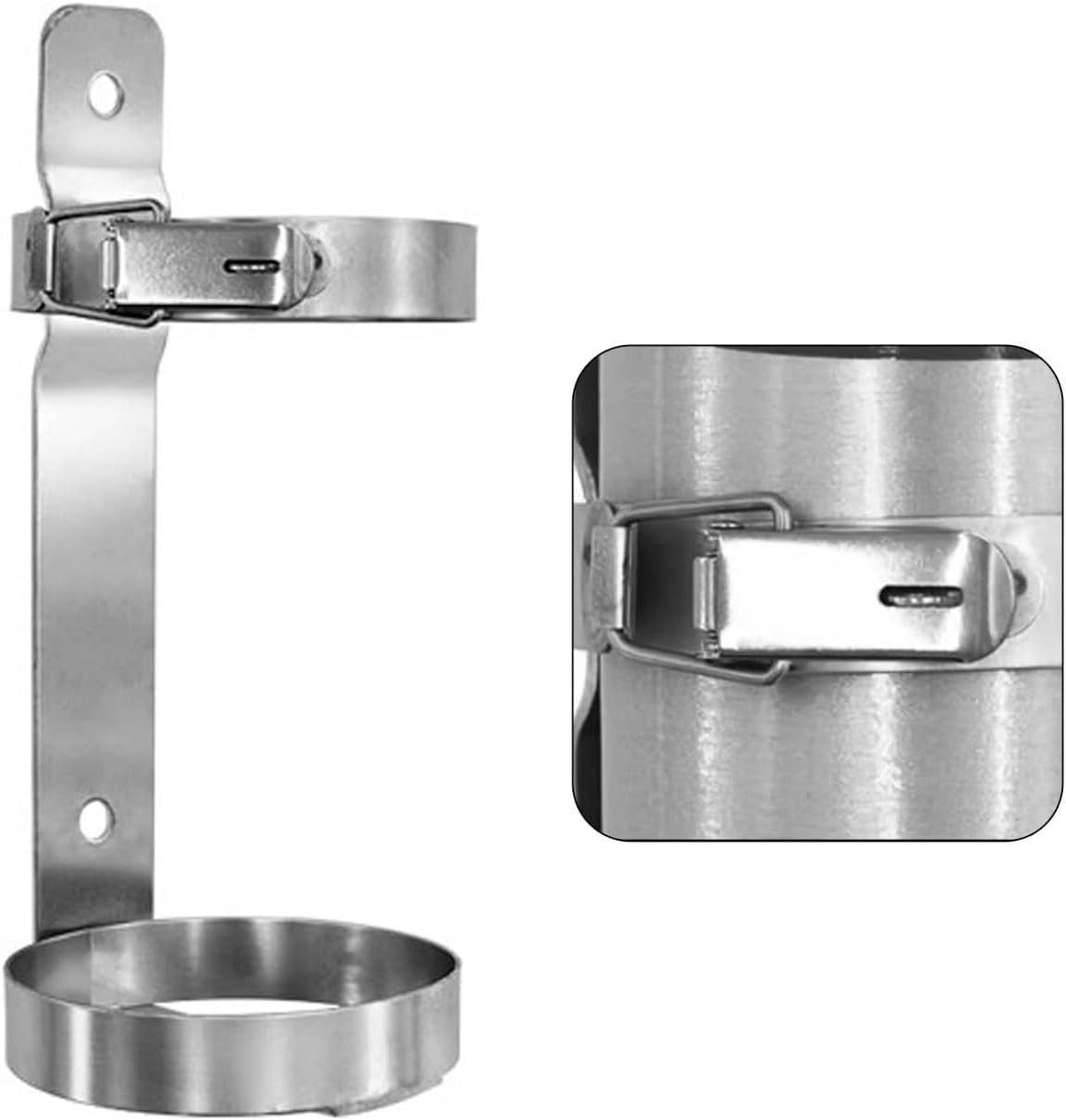 Robuster Sauerstoffflaschenhalter zur Wandmontage for 2/2,8/4-Liter-Gasflaschen – Metall-Lagerregal mit Sicherheitsclip for Propan-, Stickstoff-, Tauch- und Kältemittelflaschen(11.5x28.5cm(11 1/4"x 4 Robuster Sauerstoffflaschenhalter zur Wandmontage for 2/2,8/4-Liter-Gasflaschen – Metall-Lagerregal mit Sicherheitsclip for Propan-, Stickstoff-, Tauch- und Kältemittelflaschen(11.5x28.5cm(11 1/4"x 4 von EOMO