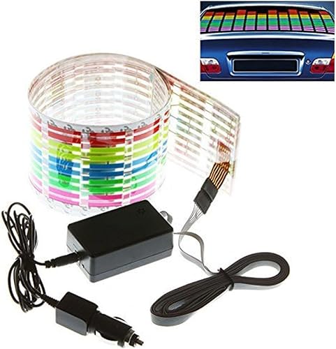 EONANT Sound Music aktiviert Auto Aufkleber Equalizer beleuchtet LED Rhythmus Licht Blitze (Mehrfarbig, 90x25cm) von EONANT