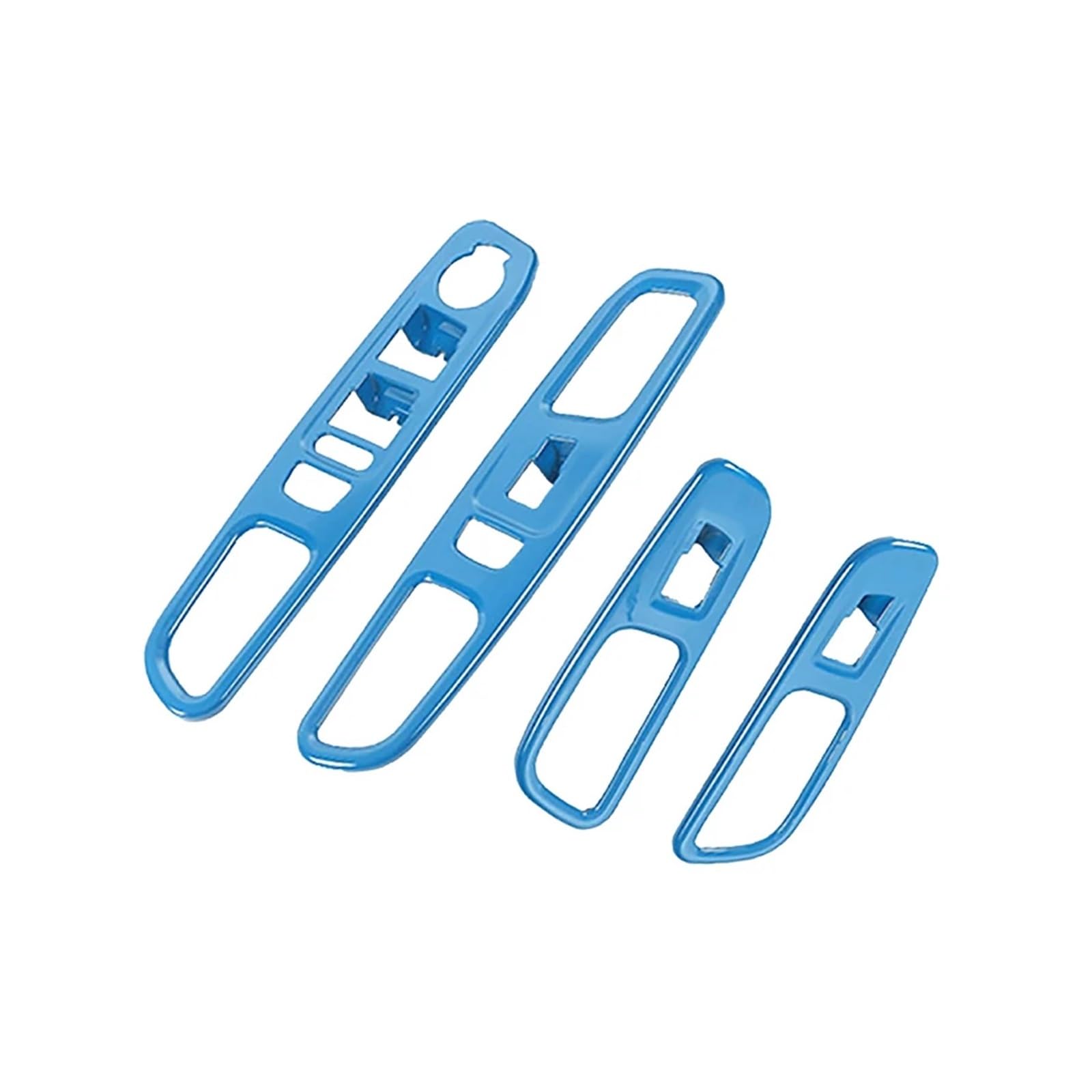 EOTCXJBX ABS-Autofensterheberschalter-Tastenfeld-Dekorationsaufkleber-Trimmabdeckung Kompatibel for Jeep Renegade 2016 Up Auto-Innenausstattung(Type 2) von EOTCXJBX