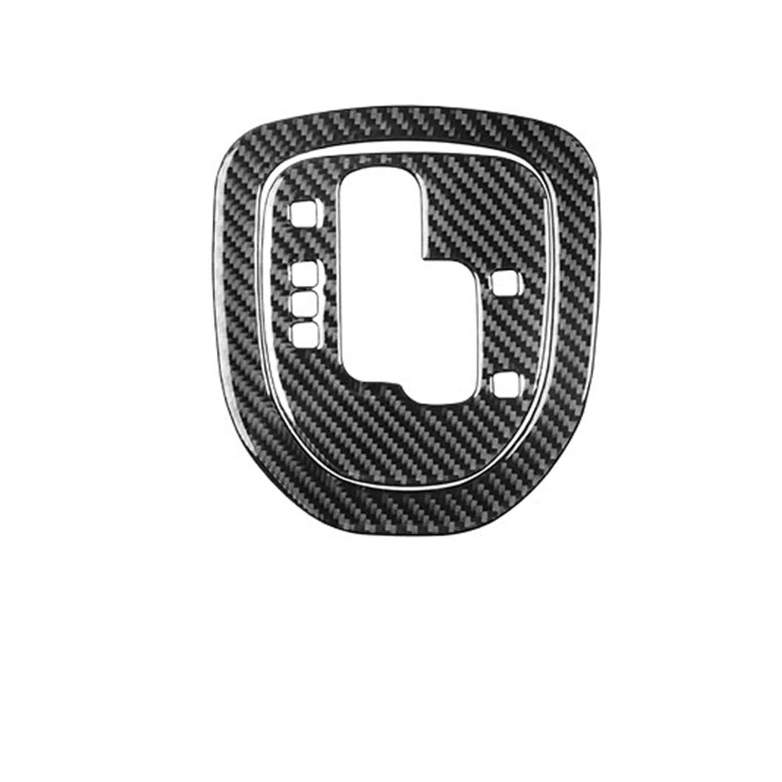 EOTCXJBX Abdeckung der Wasserschale des Schalthebelgetriebes, kompatibel mit Pontiac G8 2008–2009, dekorative Aufkleber for den Innenraum des Autos aus Kohlefaser, Zubehör(3 Black LHD) von EOTCXJBX