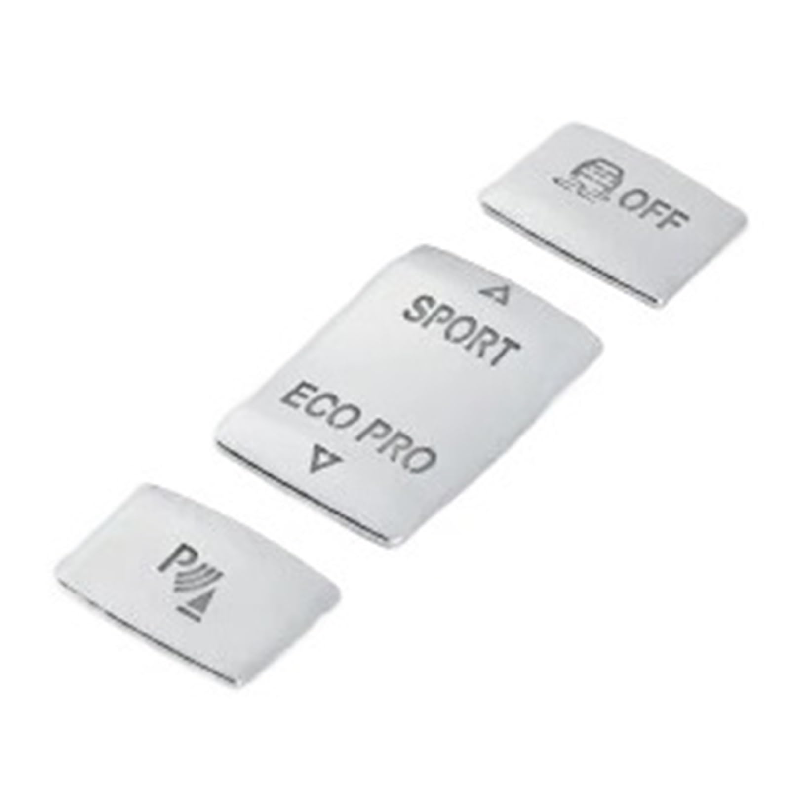 EOTCXJBX Abdeckung for den mittleren Schaltknauf, CD-Zifferntasten, Multimedia-Tastenaufkleber, kompatibel mit BMW Serie 3 4 F30 F31 F32 F33 F34 F36 F80 3GT, Auto-Styling, Innenausstattung(Gear Side B von EOTCXJBX