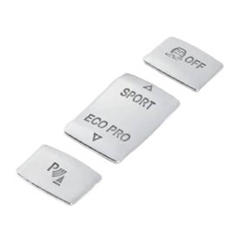 EOTCXJBX Abdeckung for den mittleren Schaltknauf, CD-Zifferntasten, Multimedia-Tastenaufkleber, kompatibel mit BMW Serie 3 4 F30 F31 F32 F33 F34 F36 F80 3GT, Auto-Styling, Innenausstattung(Gear Side B von EOTCXJBX