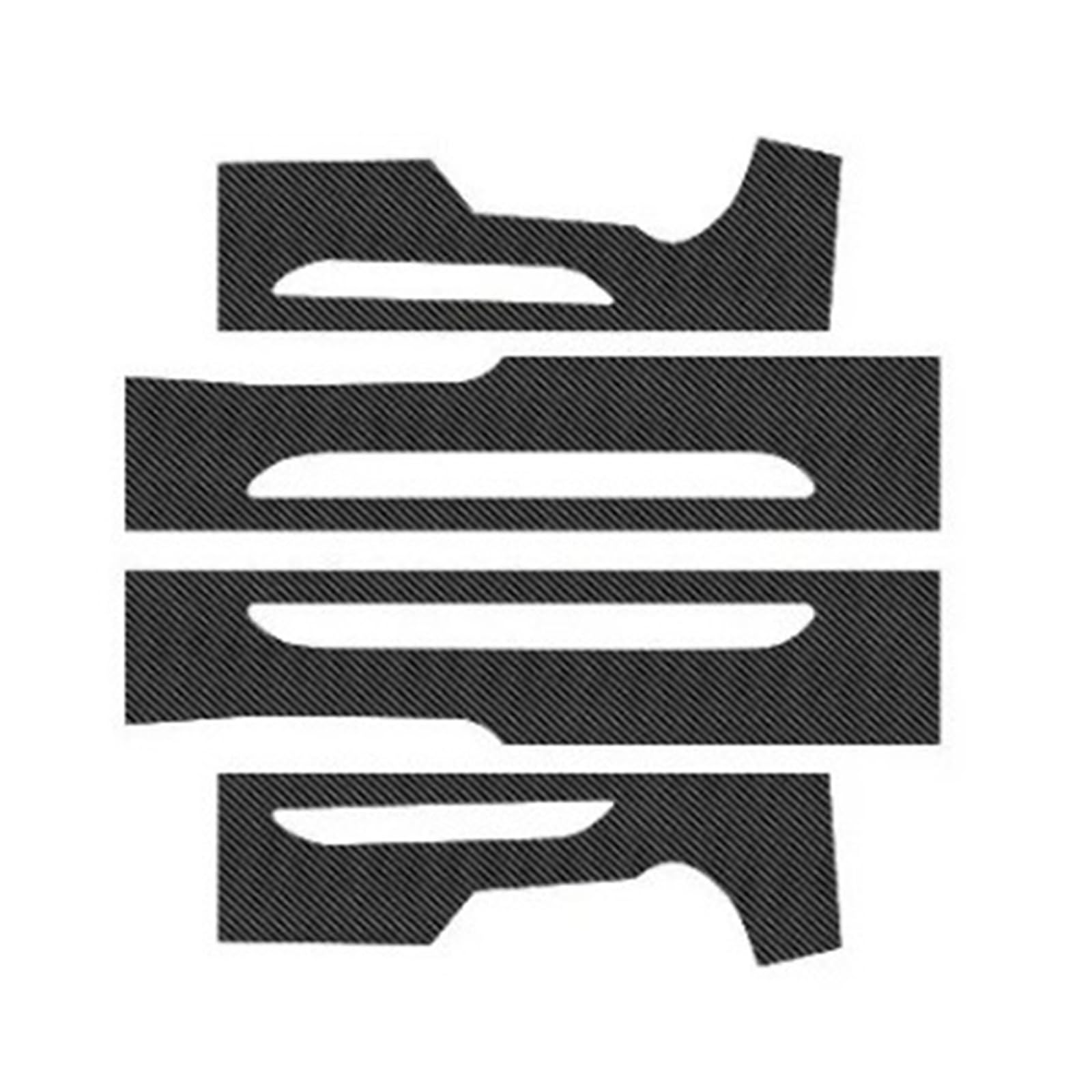 EOTCXJBX Anti-Kick-Pad for Autotüren, Anti-Kick-Schutz, Seitenkantenfolie, Kratzaufkleber-Set, kompatibel mit Voyah Free 2021–2024, Auto-Styling, Innenausstattung(All 1-16) von EOTCXJBX