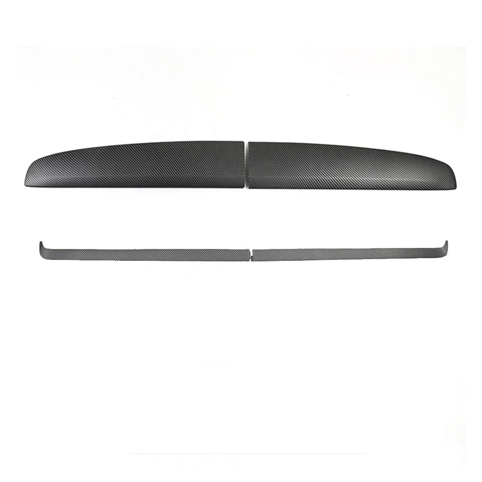 EOTCXJBX Armlehnenabdeckung, Mittelkonsolen-Aufkleber, Lüftungsabdeckung, kompatibel mit Tesla Model 3, glänzend, matt, ABS, Kohlefaser, Auto-Styling, Innenausstattung(Matte Pattern F) von EOTCXJBX