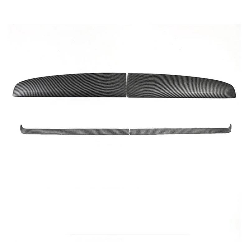 EOTCXJBX Armlehnenabdeckung, Mittelkonsolen-Aufkleber, Lüftungsabdeckung, kompatibel mit Tesla Model 3, glänzend, matt, ABS, Kohlefaser, Auto-Styling, Innenausstattung(Matte Pattern F) von EOTCXJBX