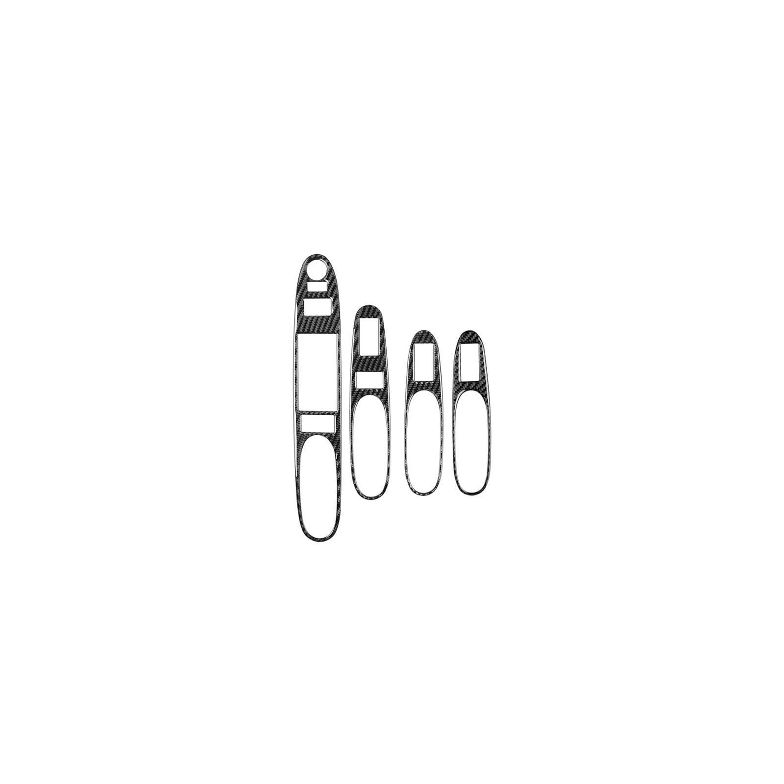 EOTCXJBX Aufkleber for Radio-CD-Schalthebelabdeckung, Fensterheber-Panel, kompatibel mit Cobalt 2005–2010, Carbonfaser, Auto-Styling, Innenausstattung(Type 8) von EOTCXJBX