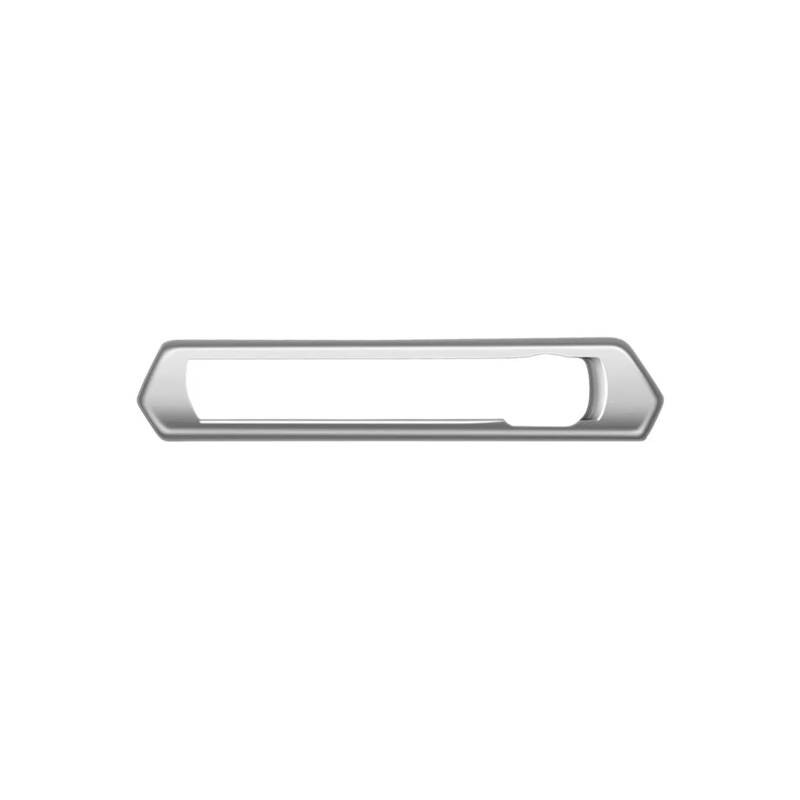 EOTCXJBX Aufkleber for die Abdeckung des Zigarettenanzünder-Panels der Mittelkonsole, kompatibel mit Toyota Prius 2023–2025, ABS, Auto-Styling, Innenausstattung(Matte Silver) von EOTCXJBX