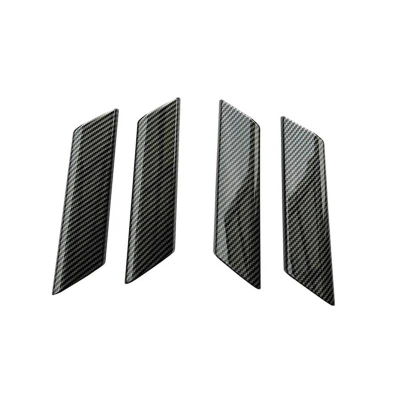 EOTCXJBX Aufkleber for die Armlehnenabdeckung im Innenbereich der Tür, kompatibel mit VW Golf 7 7.5 MK7 2015–2019, Karbonfaser-Stil, 4-teilig, Auto-Styling, Innenausstattung von EOTCXJBX