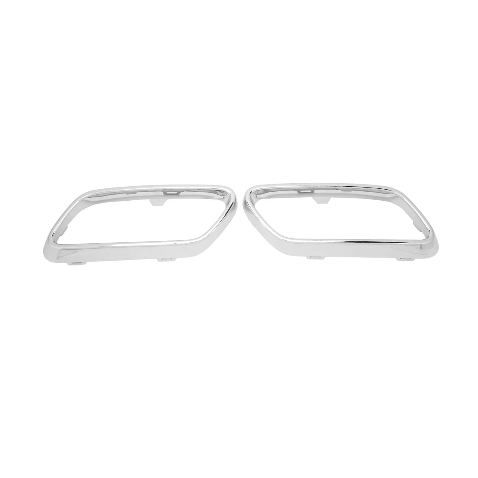 EOTCXJBX Aufkleber for die Auspuffblendenabdeckung, kompatibel mit Benz C-Klasse W206 S206 AMG Line ab 2022, Auspuffblendenabdeckung, Auto-Styling, Innenausstattung(Silver) von EOTCXJBX
