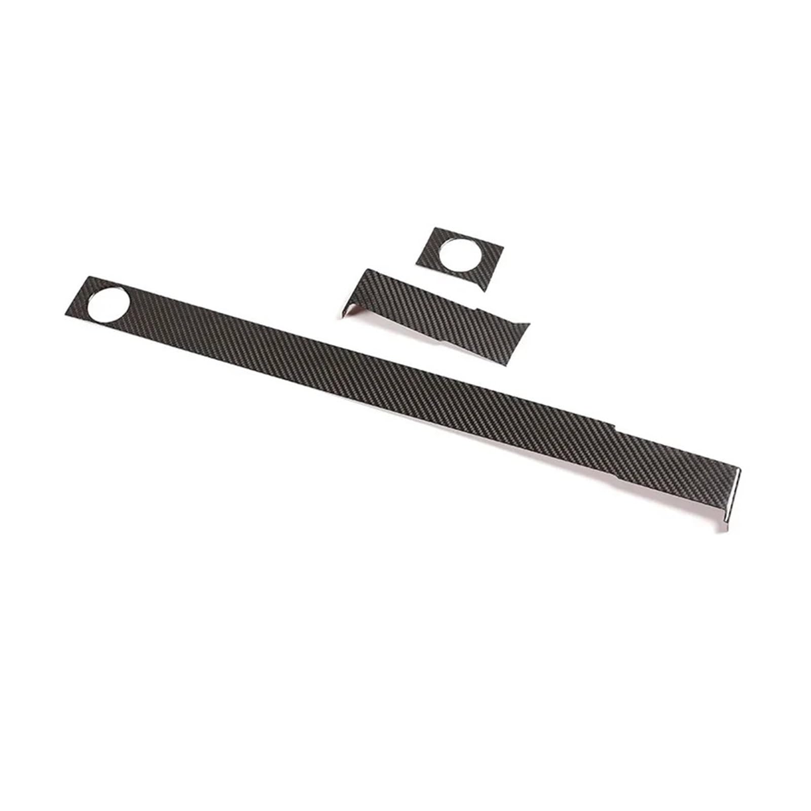 EOTCXJBX Aufkleber for die Beifahrerverkleidung der zentralen Steuerung, kompatibel mit Land Rover Range Rover Sport RR Sport 2014–2022, Carbonfaser, Auto-Styling, Innenausstattung(Black RHD) von EOTCXJBX