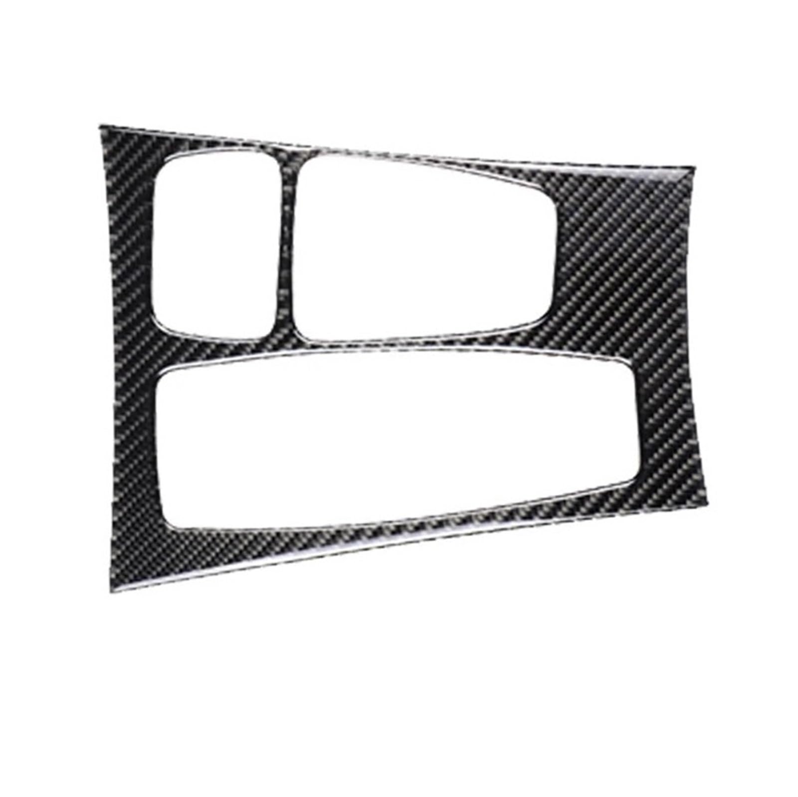 EOTCXJBX Aufkleber for die Schalttafel, dekorative Abdeckung, kompatibel mit BMW X5 E70 2007–2009, Carbonfaser-Autoinnenausstattung von EOTCXJBX