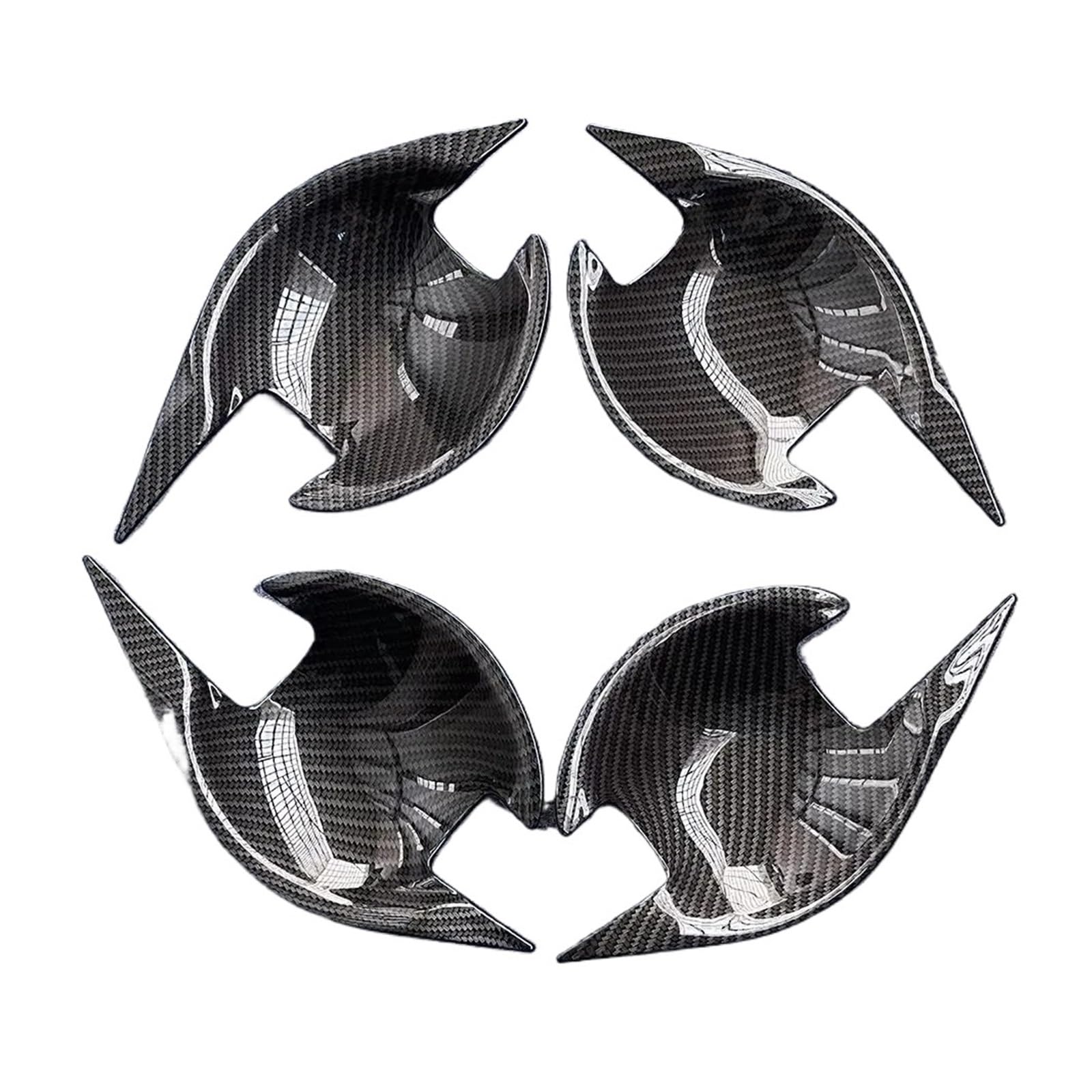 EOTCXJBX Außentürgriff-Zierabdeckungen, kompatibel mit Mitsubishi Outlander Sport ASX 2011–2022, 4-teilig, Carbonfaser-Optik, Autoaufkleber, Zubehör EOTCXJBX Außentürgriff-Zierabdeckungen, kompatibel mit Mitsubishi Outlander Sport ASX 2011–2022, 4-teilig, Carbonfaser-Optik, Autoaufkleber, Zubehör von EOTCXJBX