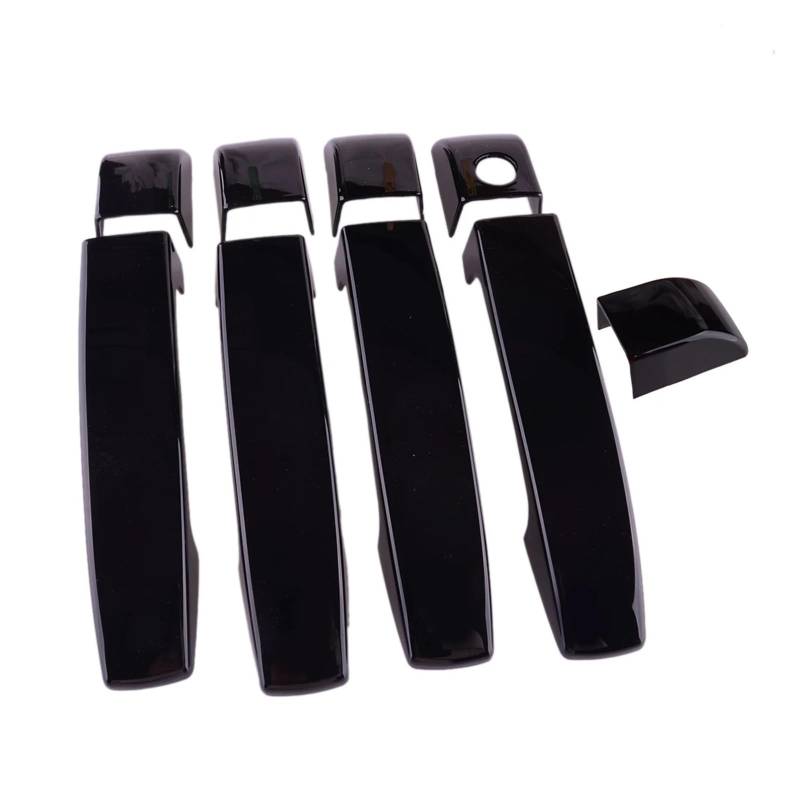 EOTCXJBX Außentürgriff-Zierblende, kompatibel mit Land Rover Range Rover L322 2002–2012, schwarzes ABS, 1 Satz Auto-Innenaufkleber, Zubehör von EOTCXJBX