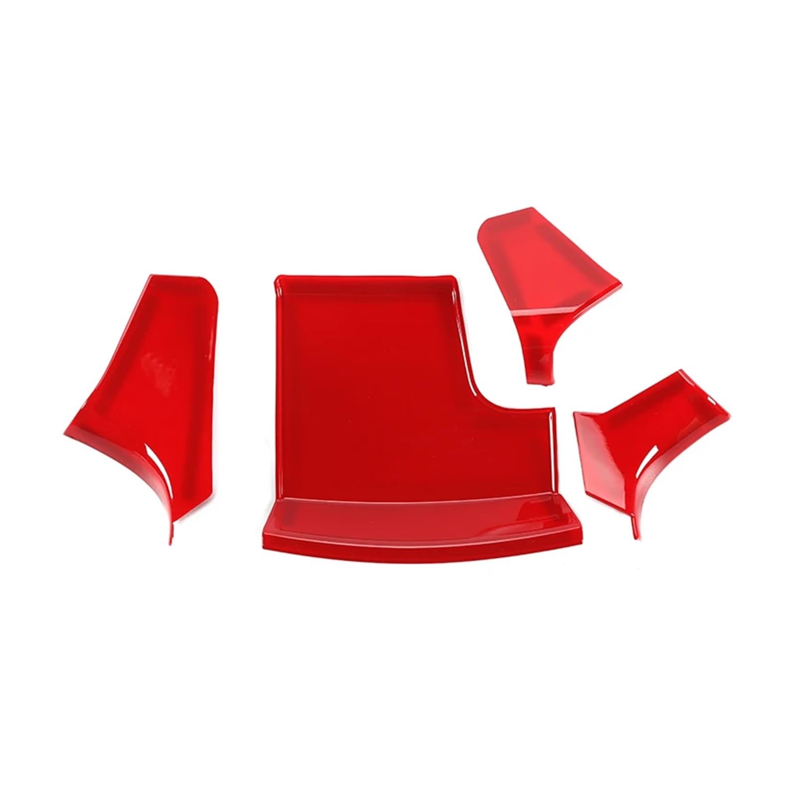 EOTCXJBX Auto-Dekorationsaufkleber for das vordere Getriebefach, kompatibel mit Dodge Charger 2011–2023, Auto-Styling, Innenausstattung(Red) von EOTCXJBX