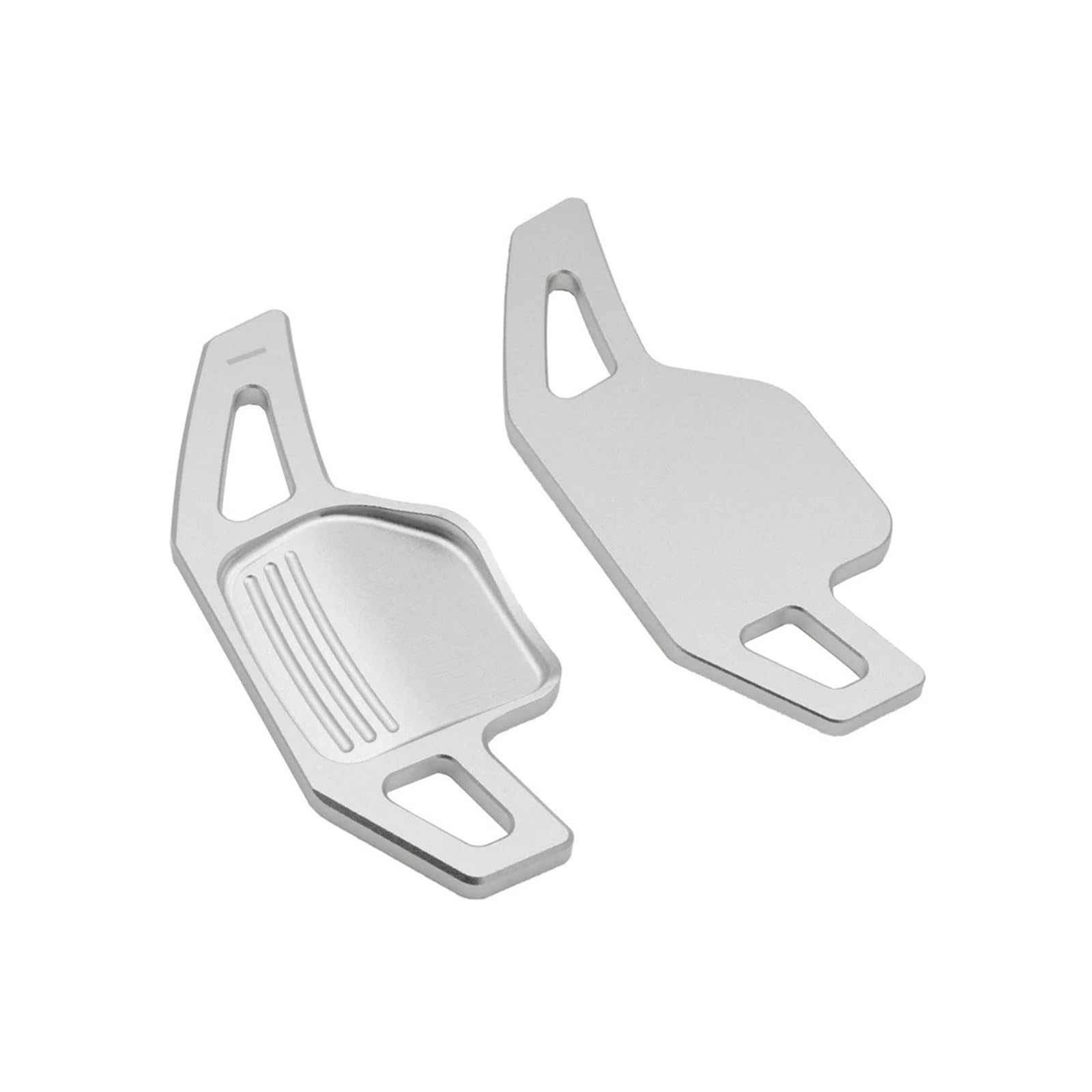 EOTCXJBX Auto-Lenkrad-Schaltwippen-Verlängerungsschalter, kompatibel mit Skoda Octavia A5 MK2 1Z RS VRS RS Combi Scout 2010 2012 DSG-Getriebeaufkleber(Silver) von EOTCXJBX