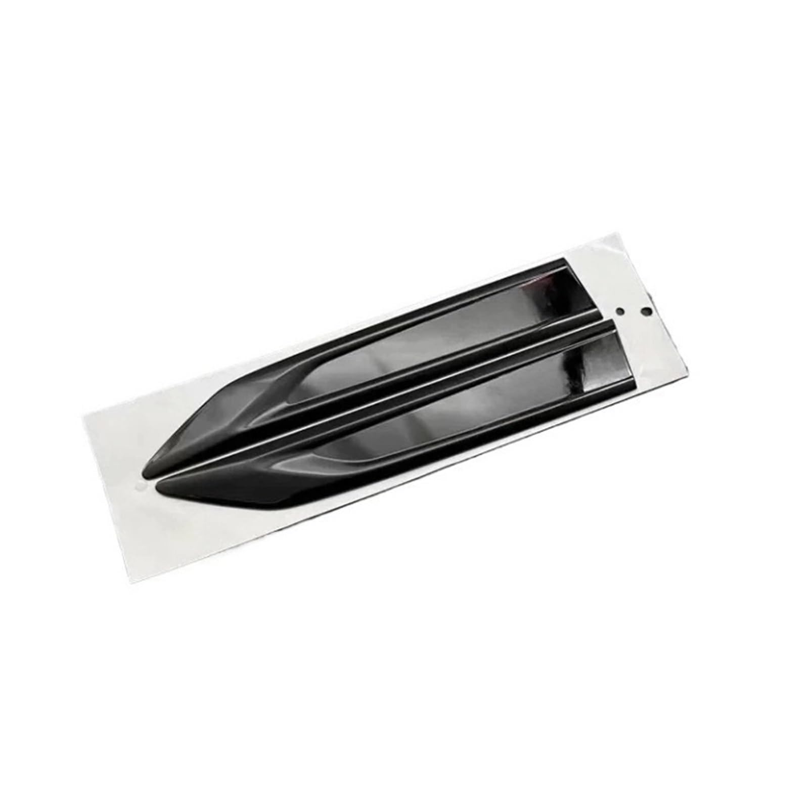 EOTCXJBX Auto-Logo-Modifikation Blattplatte Seitenetikett Dekorativer Aufkleber Kompatibel for Audi A3 A4 B8 8P 8V A6 C7 A5 Q5 B7 B6 B9 A7 Q3 Q7(Bright Black) von EOTCXJBX