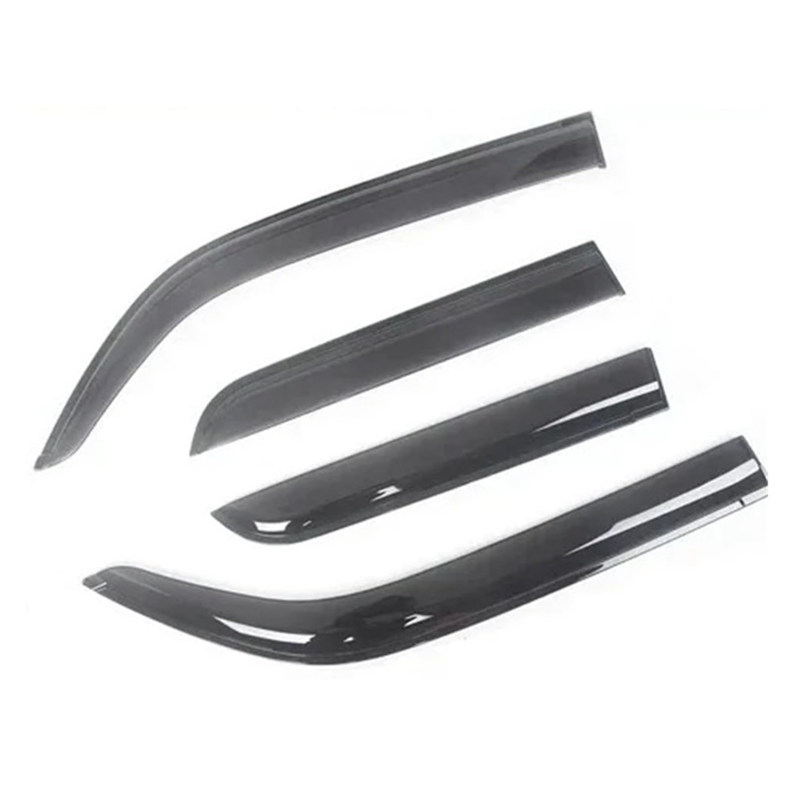 EOTCXJBX Auto-Seitenfenster-Visier, kompatibel mit Volvo XC70 V70 XC60 XC90 C30, schwarz getönt, Schutzgitter, Markisen, Unterstände, Regenschutz, Autozubehör(for XC60 2010-2017) von EOTCXJBX