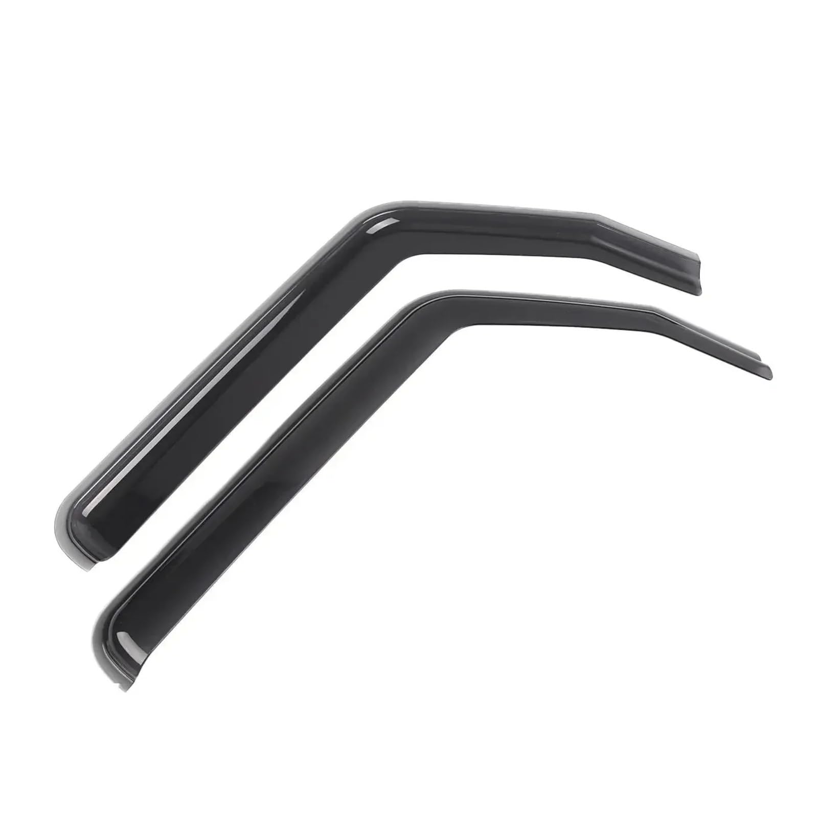 EOTCXJBX Auto-Seitenfenster-Windabweiser, Lüftungsblenden, kompatibel mit Jeep Wrangler JL Unlimited 18–20 JK 2007–2018, Fensterblende, Auto-Styling, Außenzubehör(for jk 07-17 2door) von EOTCXJBX