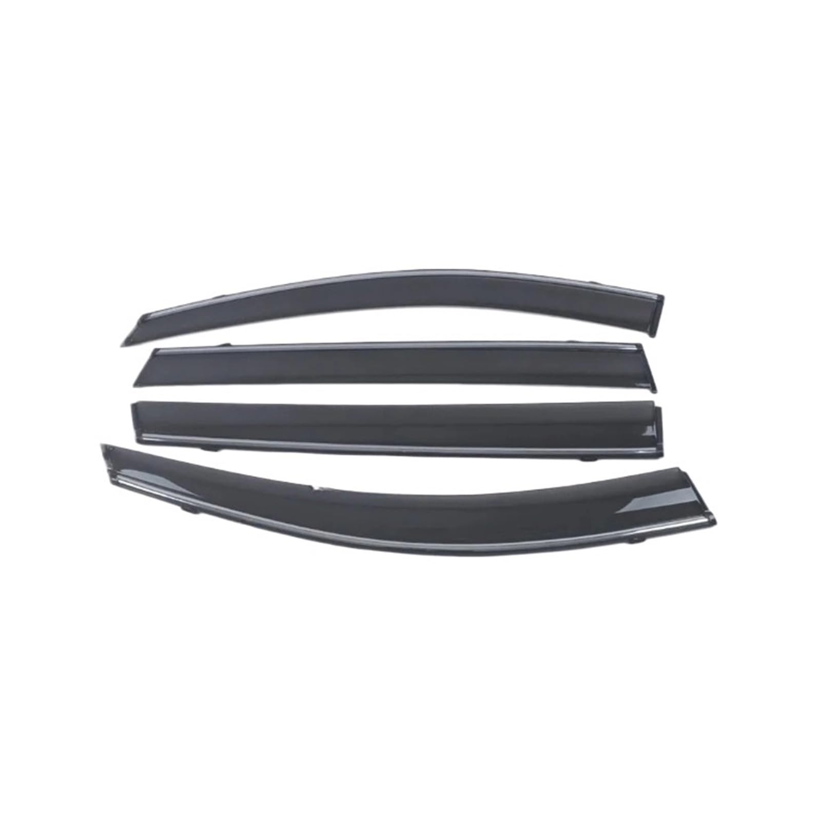 EOTCXJBX Autofenster-Visier kompatibel for Lexus is-Klasse IS200 IS250 IS300 (XE30) 2014 2015-2017 2018 Zubehör Deflektoren Regen Augenbraue Auto Styling(Type 2) von EOTCXJBX