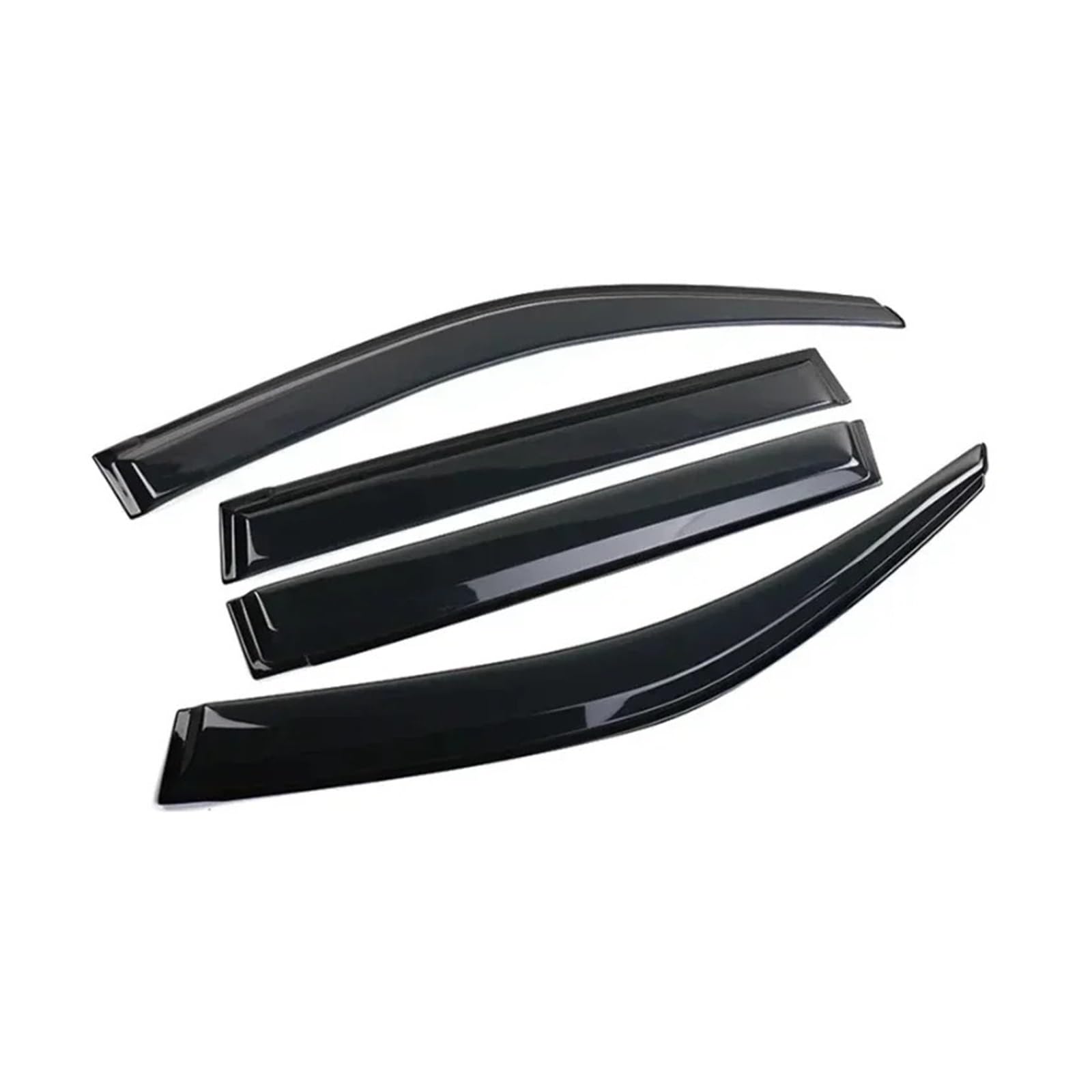 EOTCXJBX Autofensterblende kompatibel for Lynk & Co 01 EM-F EM-P PHEV CX11 2017~2025 Regenschutz Deflektor Windschutzscheibenverkleidung Autozubehör(Black) von EOTCXJBX