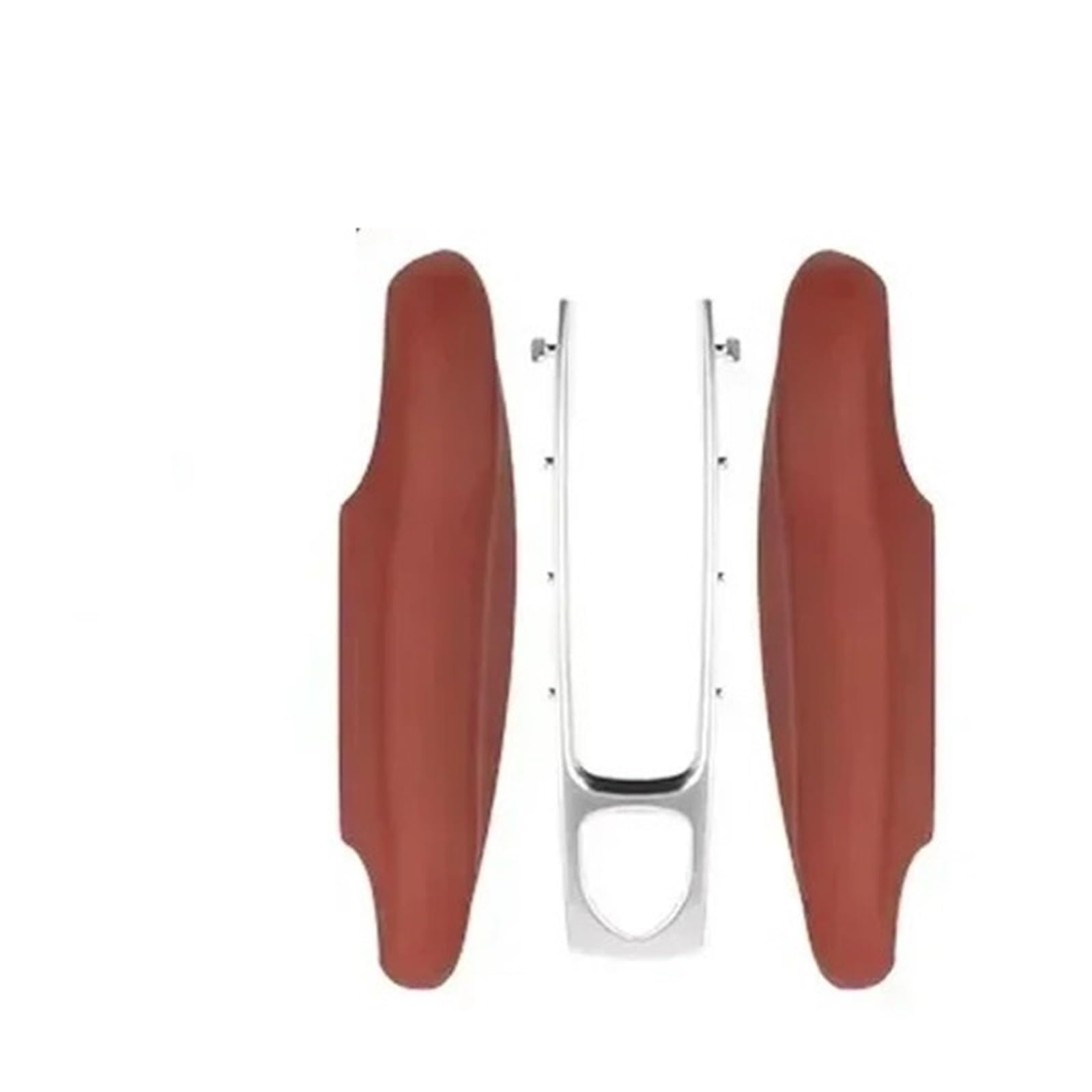EOTCXJBX Bordeauxrote Innenteile, Turbo-Bildschirmuhr-Aufkleber-Set, kompatibel mit Porsche Cayenne Coupé S Gts, Auto-Innenaufkleber-Zubehör(Key Shell (Leather)) von EOTCXJBX