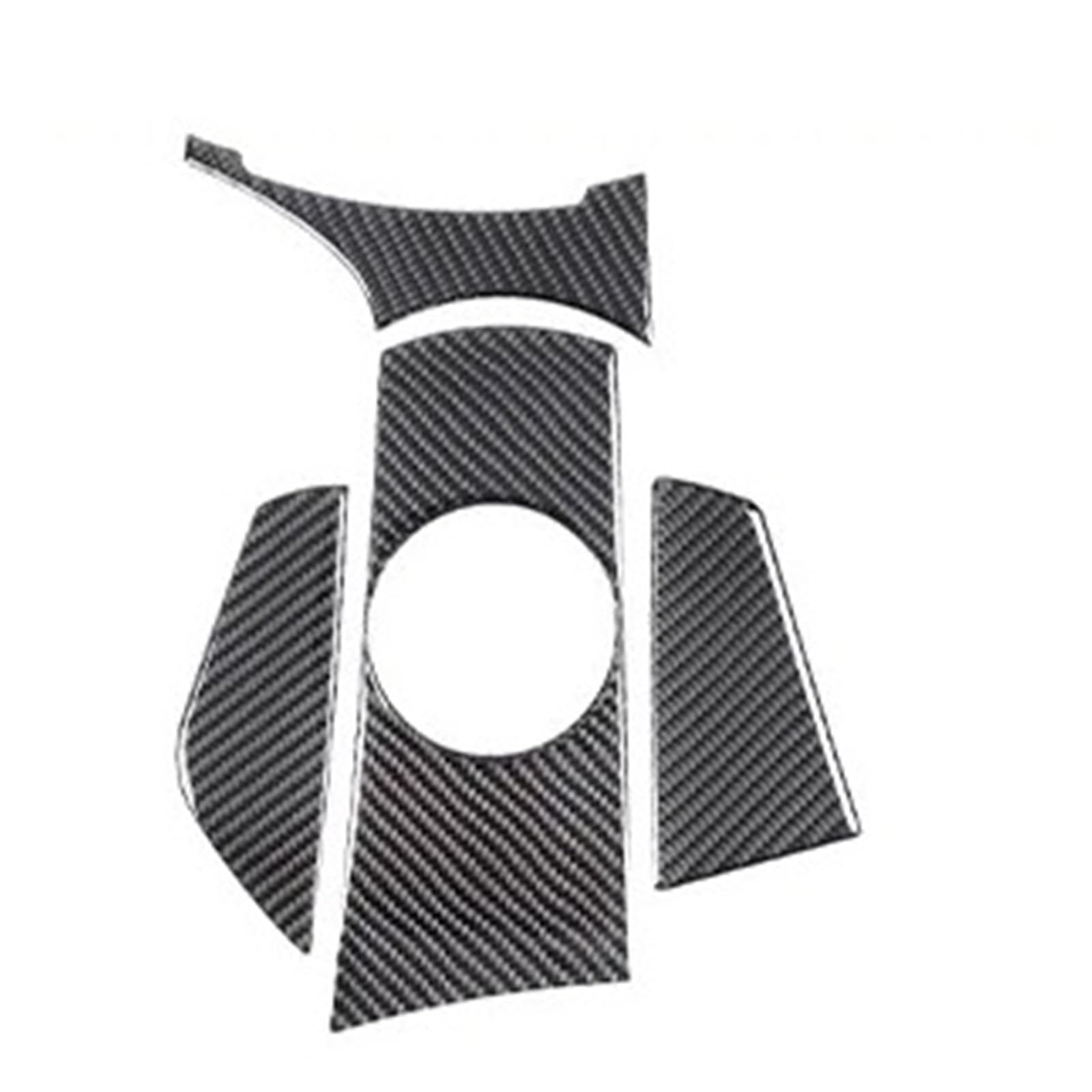 EOTCXJBX Center Console Kit Rahmenabdeckung Aufkleber Kompatibel for BMW X3 E83 06-10 Soft Carbon Auto-Innenausstattung(17) von EOTCXJBX