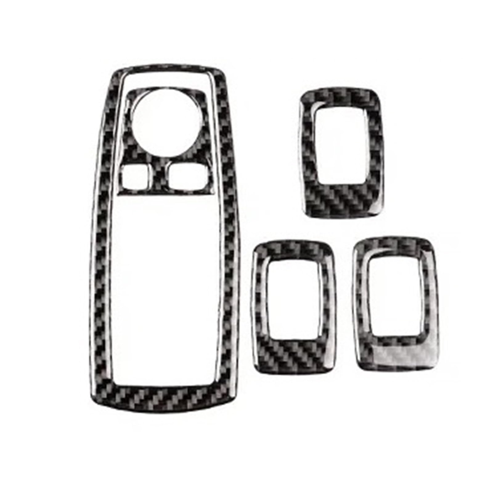 EOTCXJBX Center Console Kit Rahmenabdeckung Aufkleber Kompatibel for BMW X3 E83 06-10 Soft Carbon Auto-Innenausstattung(6) von EOTCXJBX