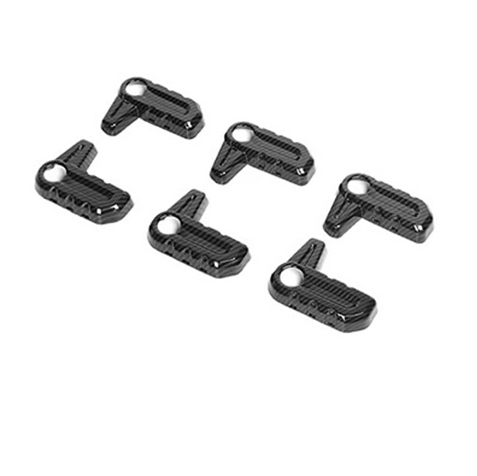 EOTCXJBX Center Control Komplettes dekoratives Aufkleber-Kit, kompatibel mit Jeep Wrangler JL 2018–2024, ABS-Auto-Innenraum-Aufkleber-Zubehör(Type 2) von EOTCXJBX
