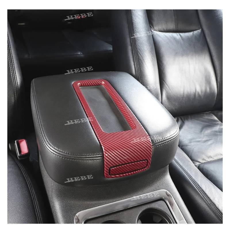 EOTCXJBX Dekorationsabdeckung for die Aufbewahrungsbox der Armlehne, kompatibel mit Suburban Avalanche, kompatibel mit GMC-SIERRA, kompatibel mit GMC-YUKON 2007–2013, Zubehör for Autoinnenaufkleber(Re von EOTCXJBX