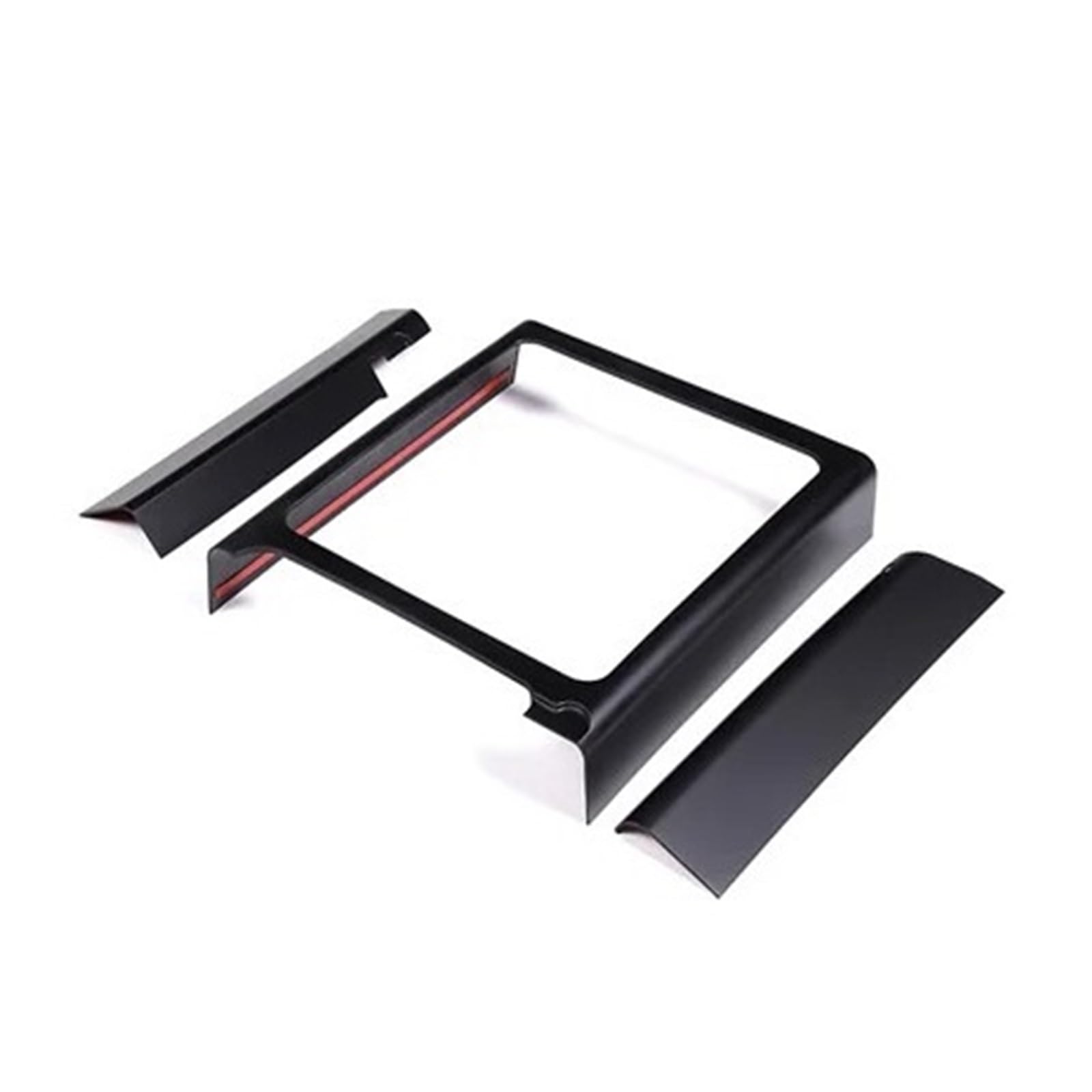 EOTCXJBX Dekorationsaufkleber for den äußeren Rahmen des Zentralsteuergeräts, kompatibel mit Hummer H2 2003–2007, ABS-Auto-Innenausstattungszubehör(Piano Black) von EOTCXJBX