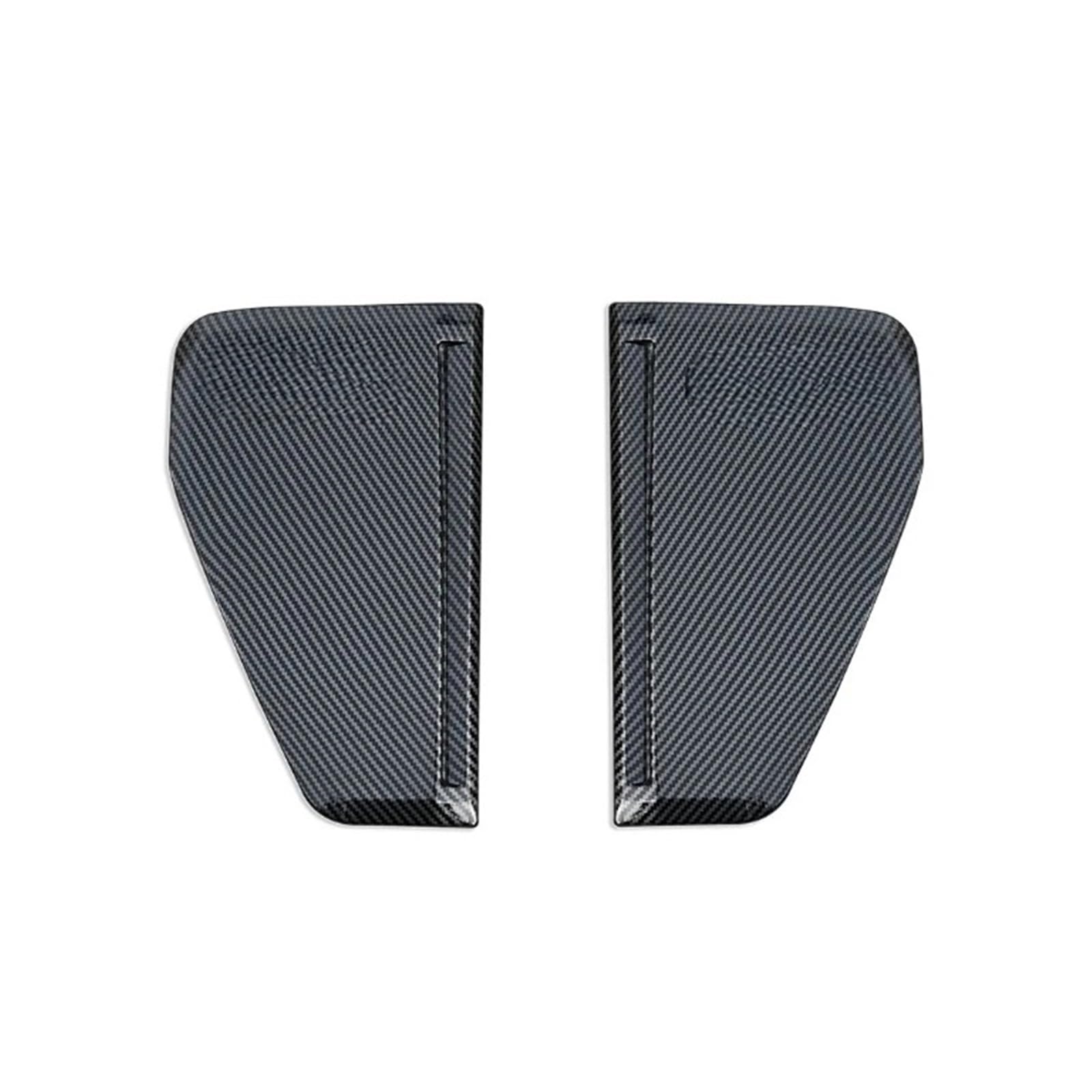 EOTCXJBX Dekorative Abdeckung der Blattplatte, Lüftungsschlitzdekoration, personalisierter Karosserieaufkleber, kompatibel mit Chery Jetour Traveller T2 2023 2024, Auto-Außenzubehör(Carbon fiber look) von EOTCXJBX