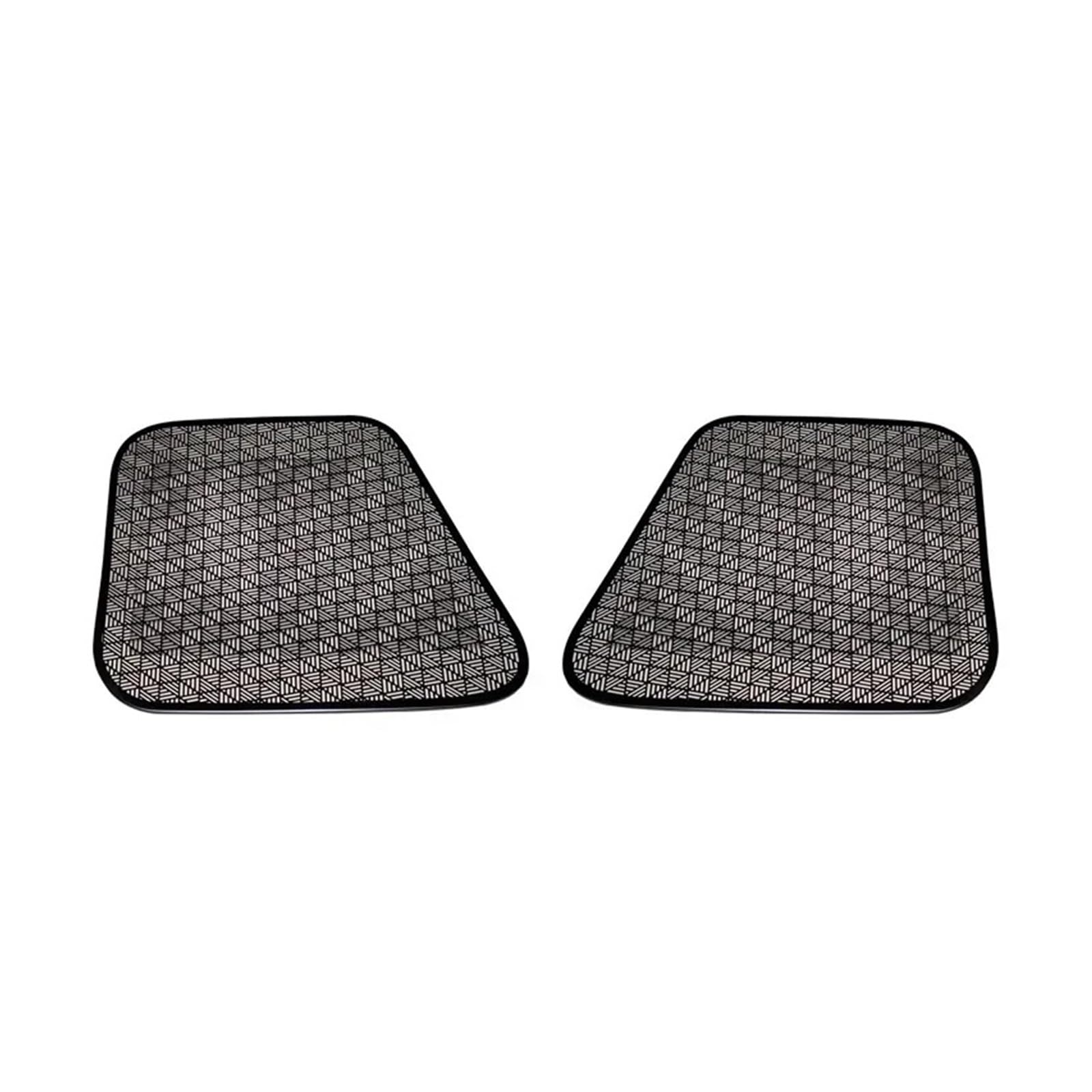 EOTCXJBX Dekorative Abdeckung for den Autositz unter der Lüftungsöffnung, kompatibel mit BMW 5er-Reihe G60 2024–2025, Edelstahl, schwarzes Auto-Innenzubehör(Black) von EOTCXJBX