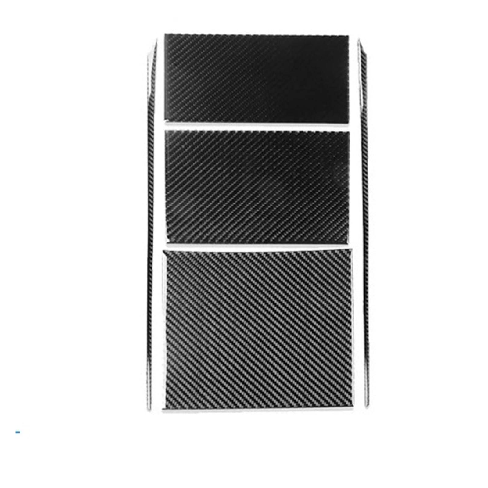 EOTCXJBX Dekorativer Aufklebersatz for Türarmlehnenverkleidung, kompatibel mit Tesla Model 3 Highland 2024, Zubehör for die Innenausstattung aus Kohlefaser(16) von EOTCXJBX
