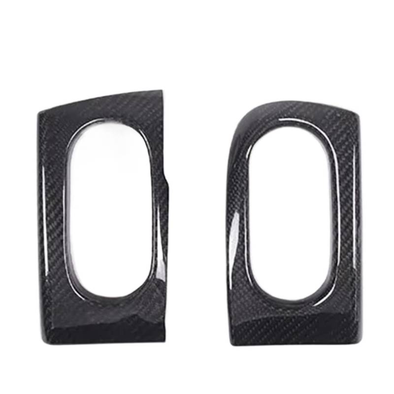 EOTCXJBX Dekorativer Aufklebersatz for die Mittelkonsolen-Getriebeabdeckung, kompatibel mit Corvette C6 2005–2013, LHD, echte Kohlefaser, Auto-Styling, Innenausstattung(Style 10) von EOTCXJBX