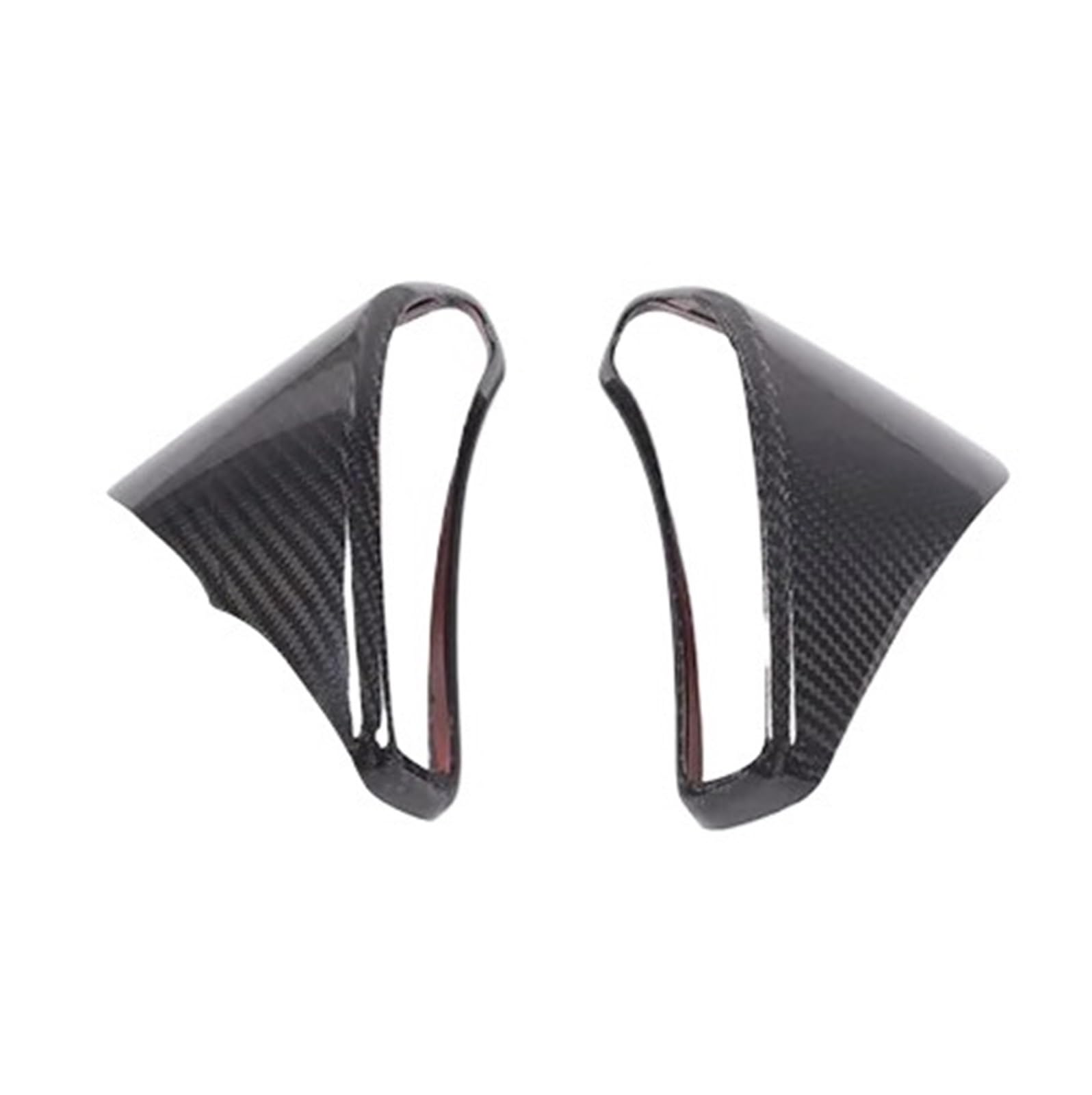 EOTCXJBX Dekorativer Aufklebersatz for die Mittelkonsolen-Getriebeabdeckung, kompatibel mit Corvette C6 2005–2013, LHD, echte Kohlefaser, Auto-Styling, Innenausstattung(Style 2) von EOTCXJBX