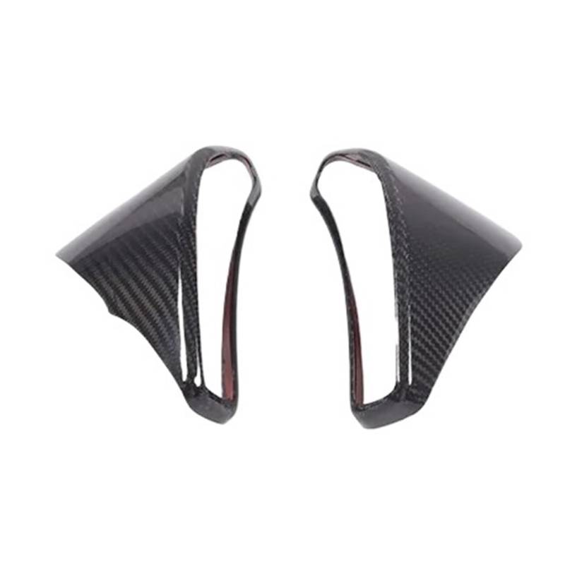EOTCXJBX Dekorativer Aufklebersatz for die Mittelkonsolen-Getriebeabdeckung, kompatibel mit Corvette C6 2005–2013, LHD, echte Kohlefaser, Auto-Styling, Innenausstattung(Style 2) von EOTCXJBX