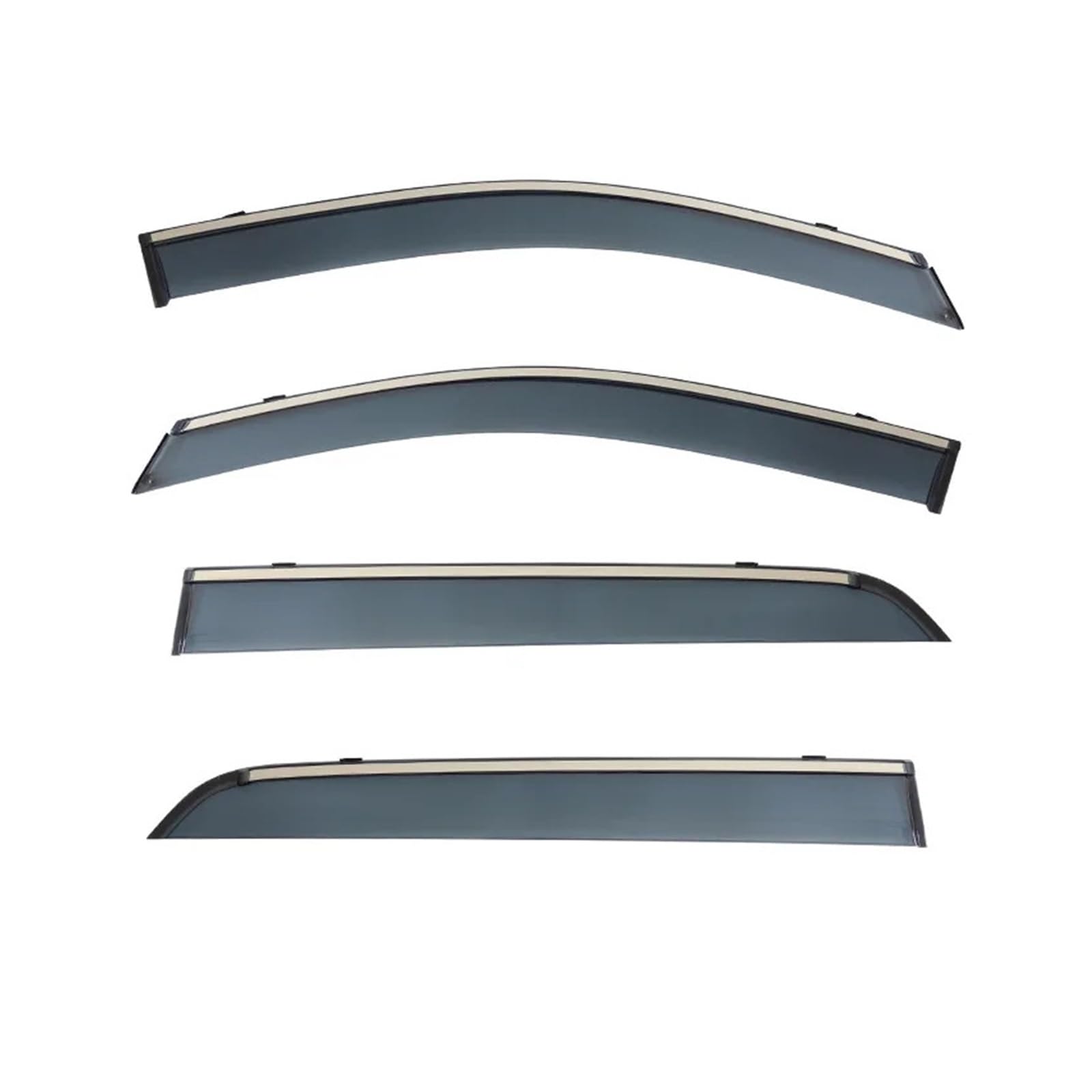 EOTCXJBX Fenster Regen Guards Vent Shades Kompatibel for Everest 2016-2022 Auto Fenster Visier Auto Zubehör(A-01) von EOTCXJBX