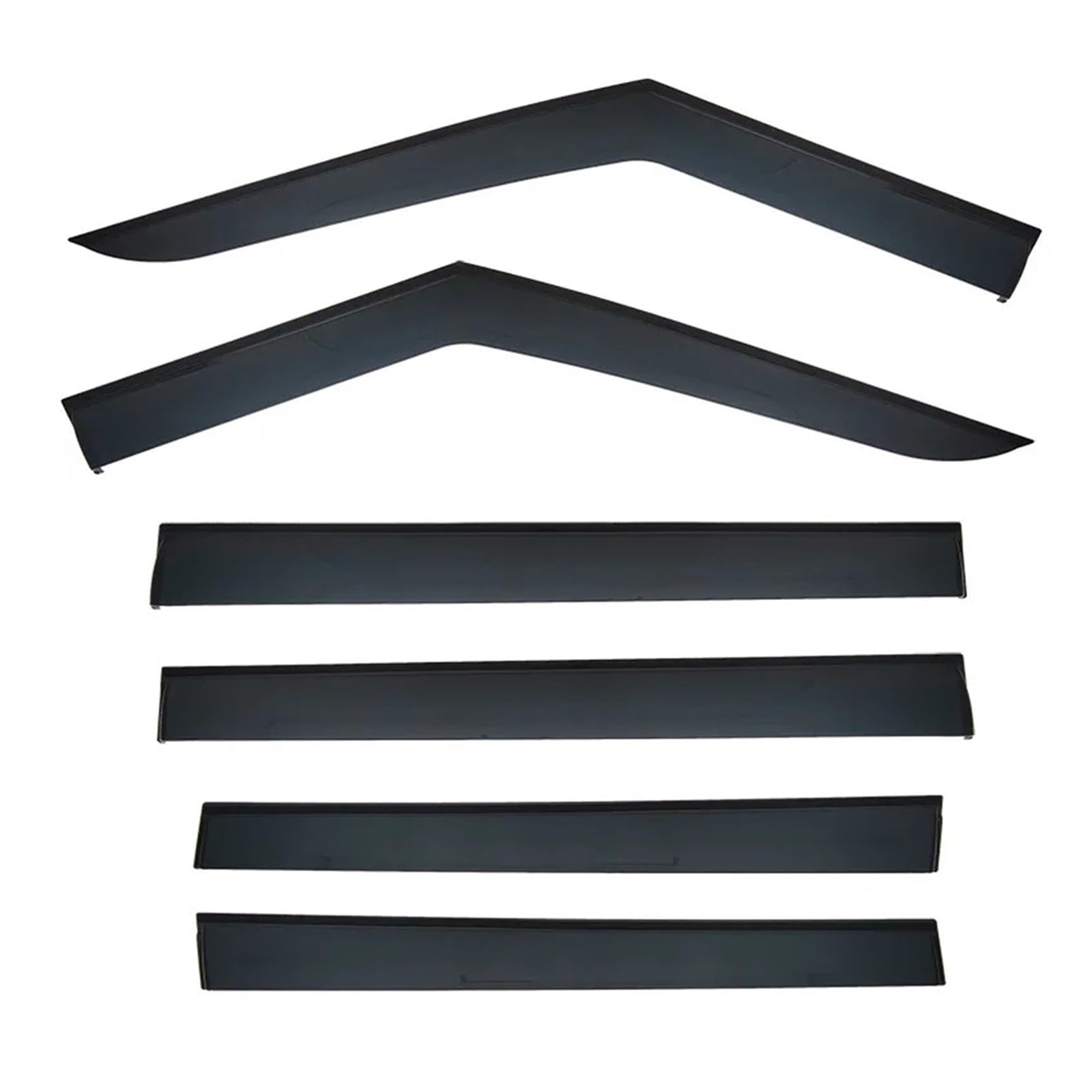 EOTCXJBX Fenster Regen Guards Vent Shades Kompatibel for FCB BAO 8 2024 + Schwarz Windschutzscheibe Auto Zubehör(B-02 6Pcs) von EOTCXJBX