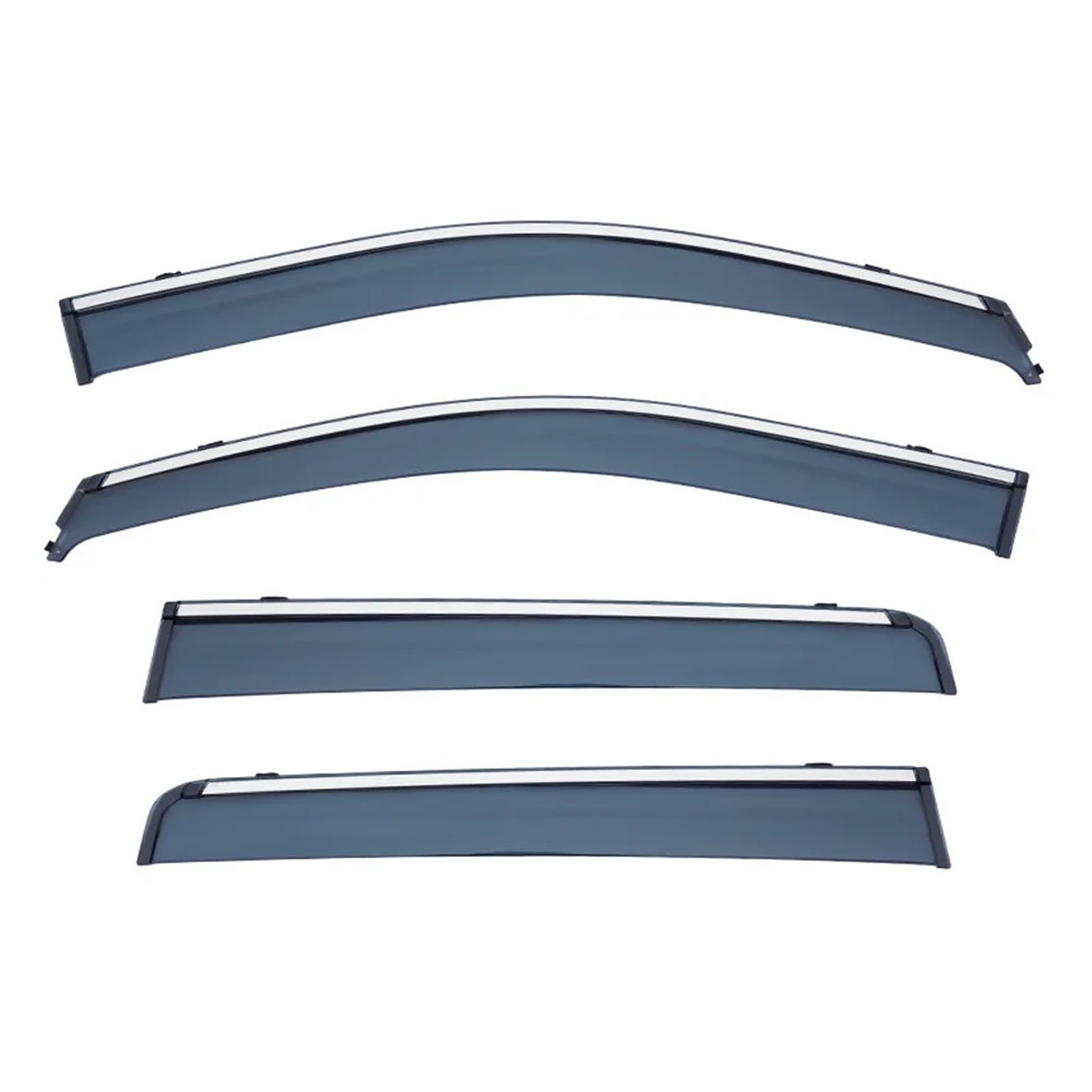 EOTCXJBX Fenster Regen Guards Vent Shades Kompatibel for Jeep Compass 2016-2017 + Auto Fenster Visier Markisen Unterstände(J-02) von EOTCXJBX