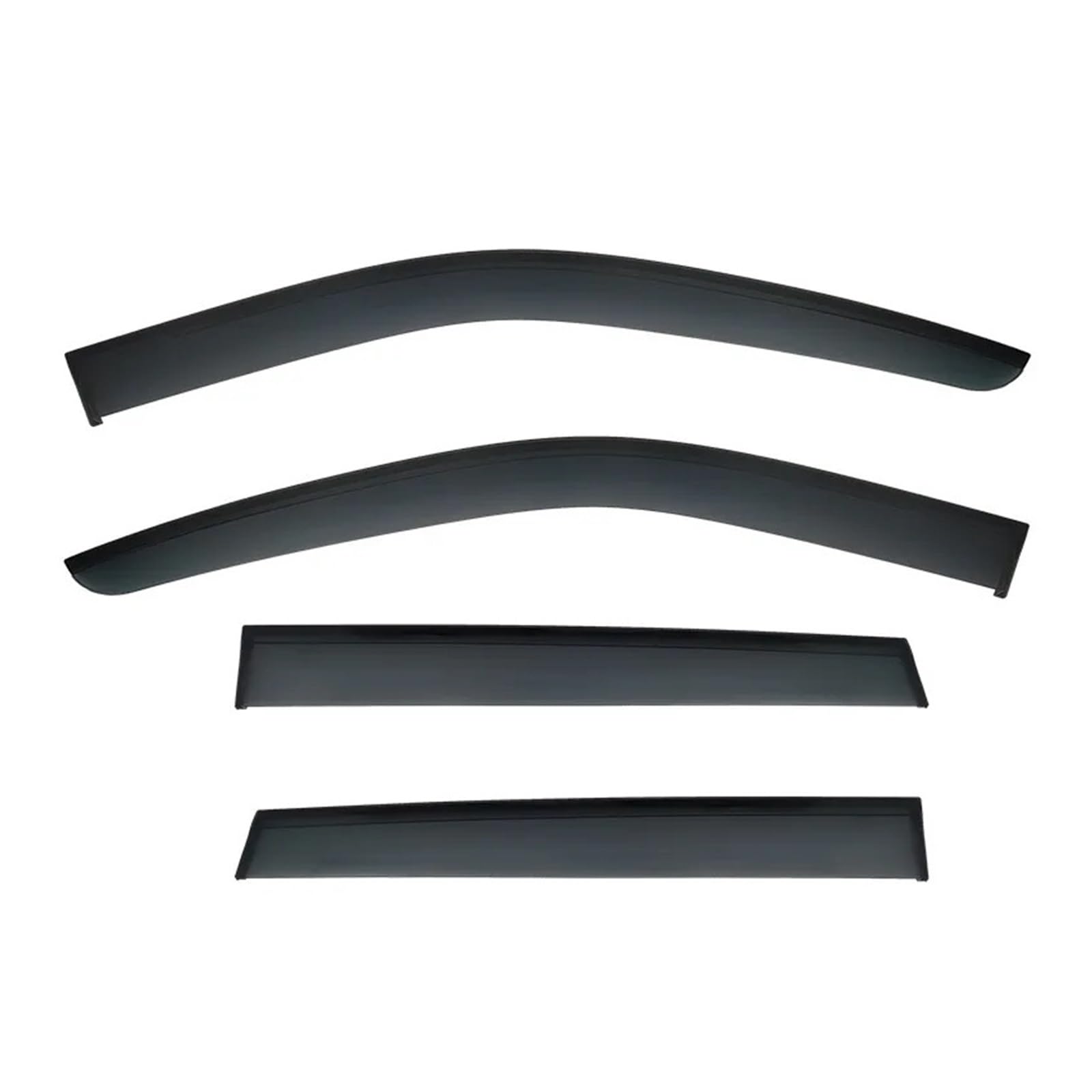 EOTCXJBX Fenster Regen Guards Vent Shades Kompatibel for Jeep Grand Cherokee WK2 2011-2020 Auto Fenster Visier Markise Unterstände(J-02) von EOTCXJBX