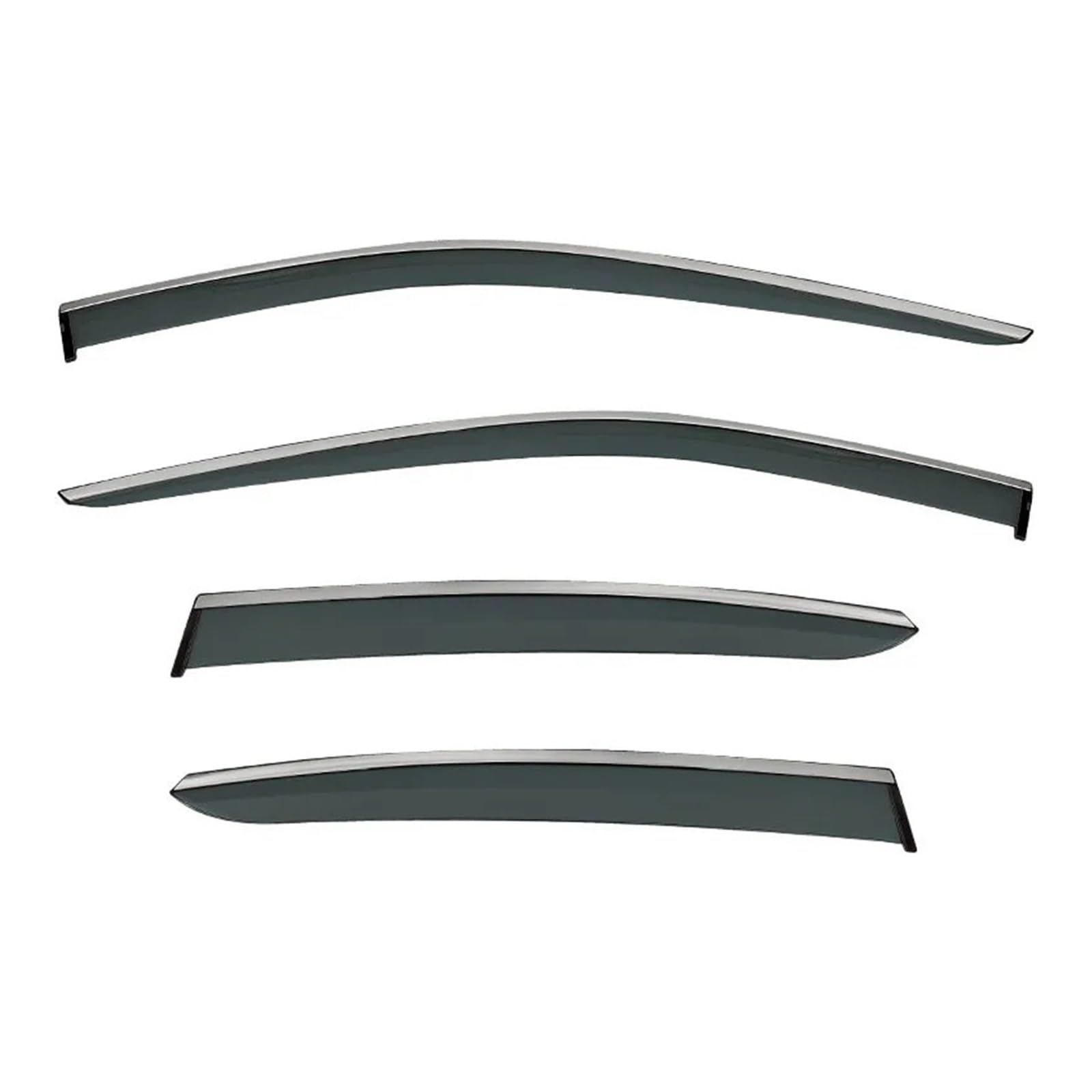 EOTCXJBX Fenster Regen Guards Vent Shades Kompatibel for Toyota Venza 2008-2020 + Auto Fenster Visier Auto Zubehör(T-02) von EOTCXJBX