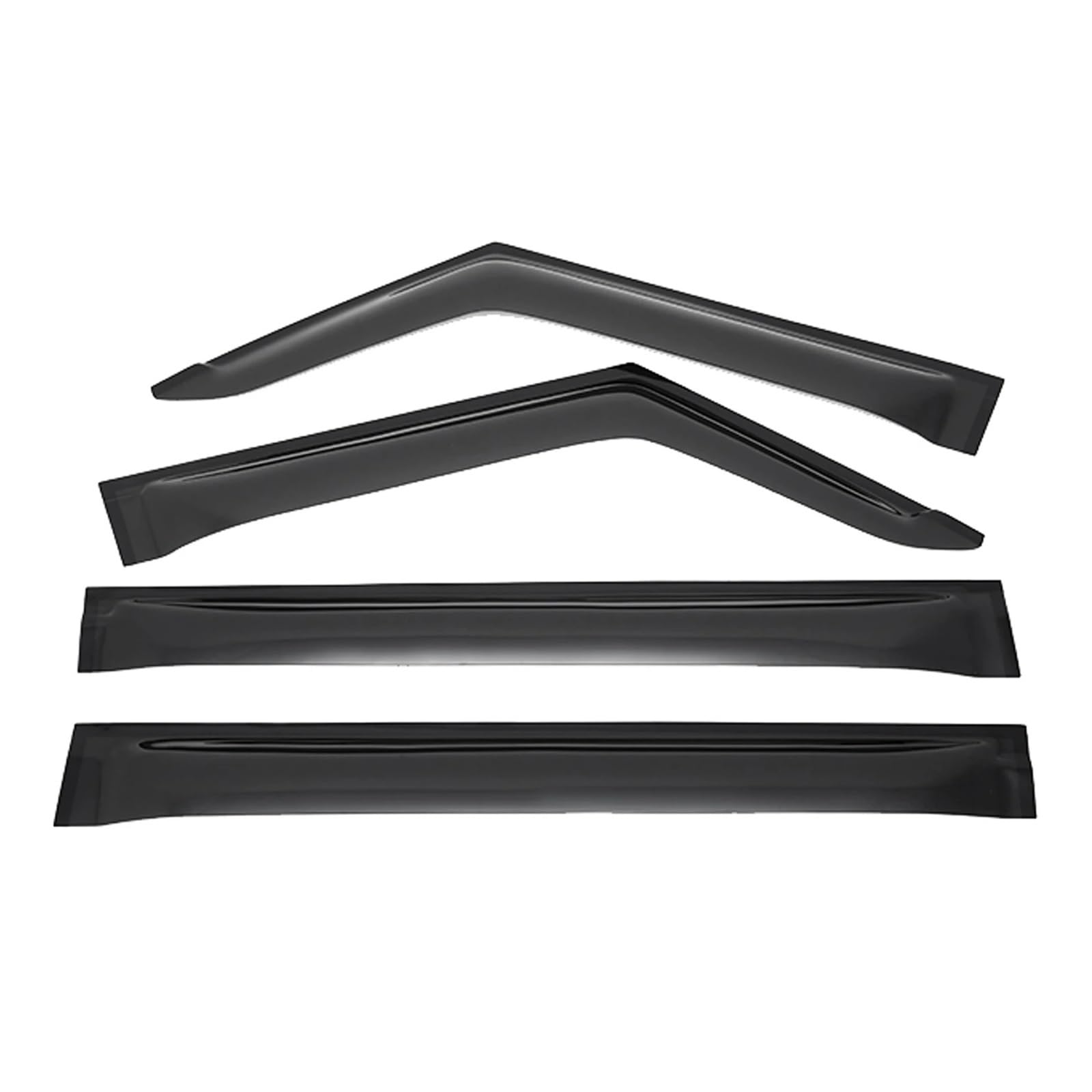 EOTCXJBX Fensterblenden Sonne Regenschutz Deflektorverkleidung Kompatibel for Land Rover Defender 90 110 2020-2024 Auto-Styling Außenzubehör(Type 2) von EOTCXJBX