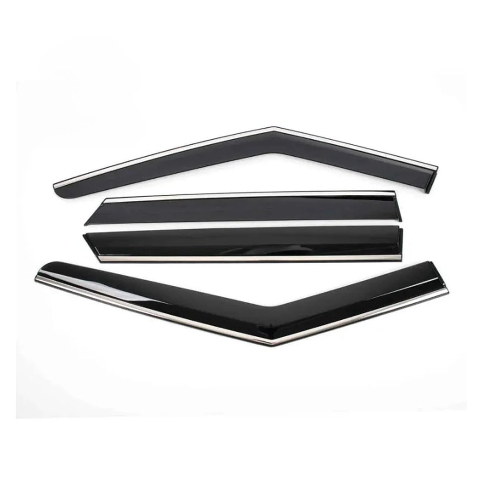 EOTCXJBX Fenstervisier Sonne Regen Deflektor Schutz Kompatibel for Chery Jaecoo J7 2024 2025 Markisen Unterstände Auto Styling Außen Zubehör(4pcs) von EOTCXJBX