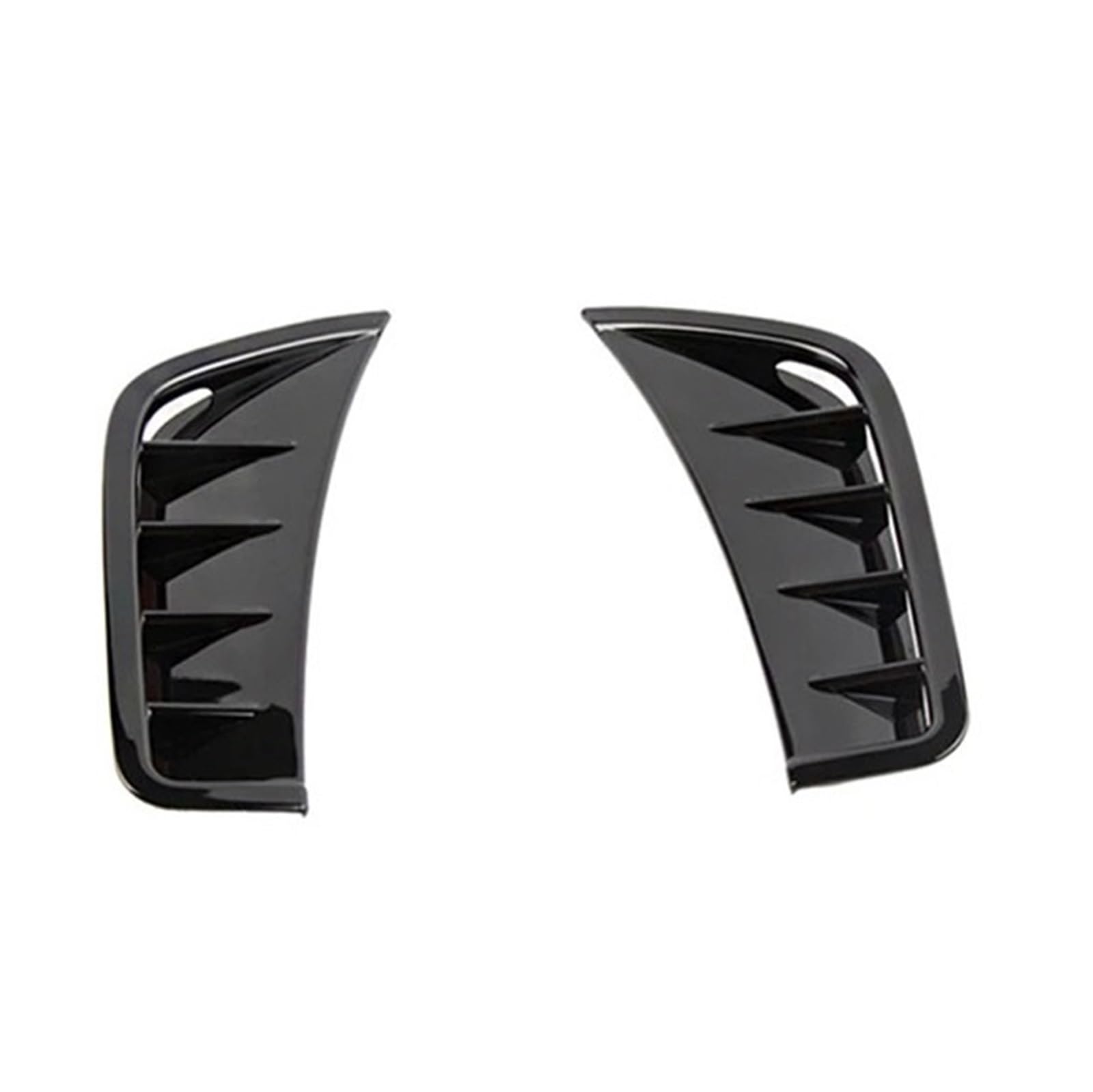 EOTCXJBX Frontstoßstangen-Lippengrill-Splitter-Spoiler-Nebelscheinwerfer-Abdeckung Zierleisten Kompatibel for Mercedes Benz GLC-Klasse X253 2020-2022+ Auto-Styling-Innenausstattung(Black2) von EOTCXJBX