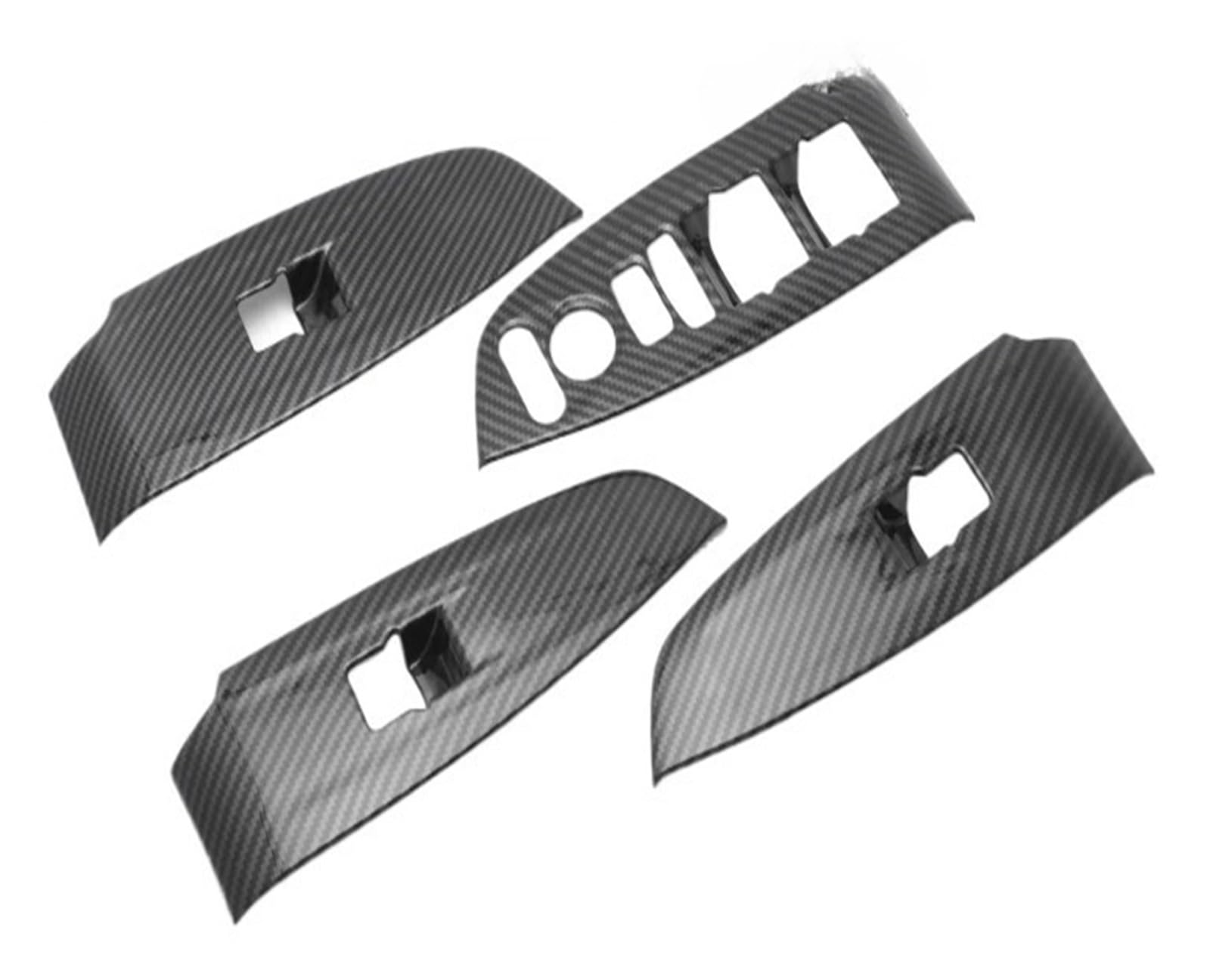 EOTCXJBX Innentür-Fensterheberschalter, Tastenfeld, Rahmenabdeckung, Zierleisten, kompatibel mit Accord 2018–2021, Carbonfaser-Stil, Auto-Innenaufkleber, Zubehör EOTCXJBX Innentür-Fensterheberschalter, Tastenfeld, Rahmenabdeckung, Zierleisten, kompatibel mit Accord 2018–2021, Carbonfaser-Stil, Auto-Innenaufkleber, Zubehör von EOTCXJBX